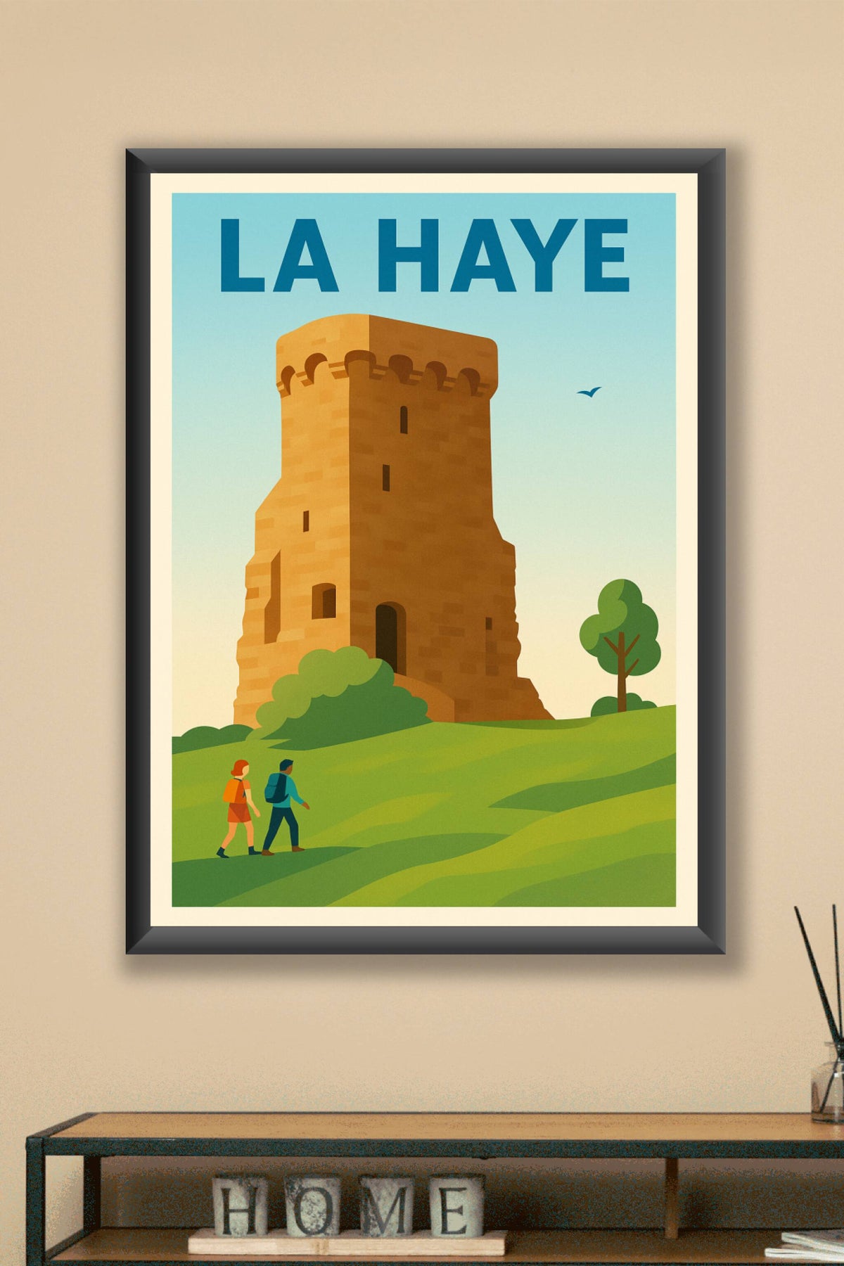 Affiche de La Haye - Découvrez la Tour Monumentale au Cœur de la Nature