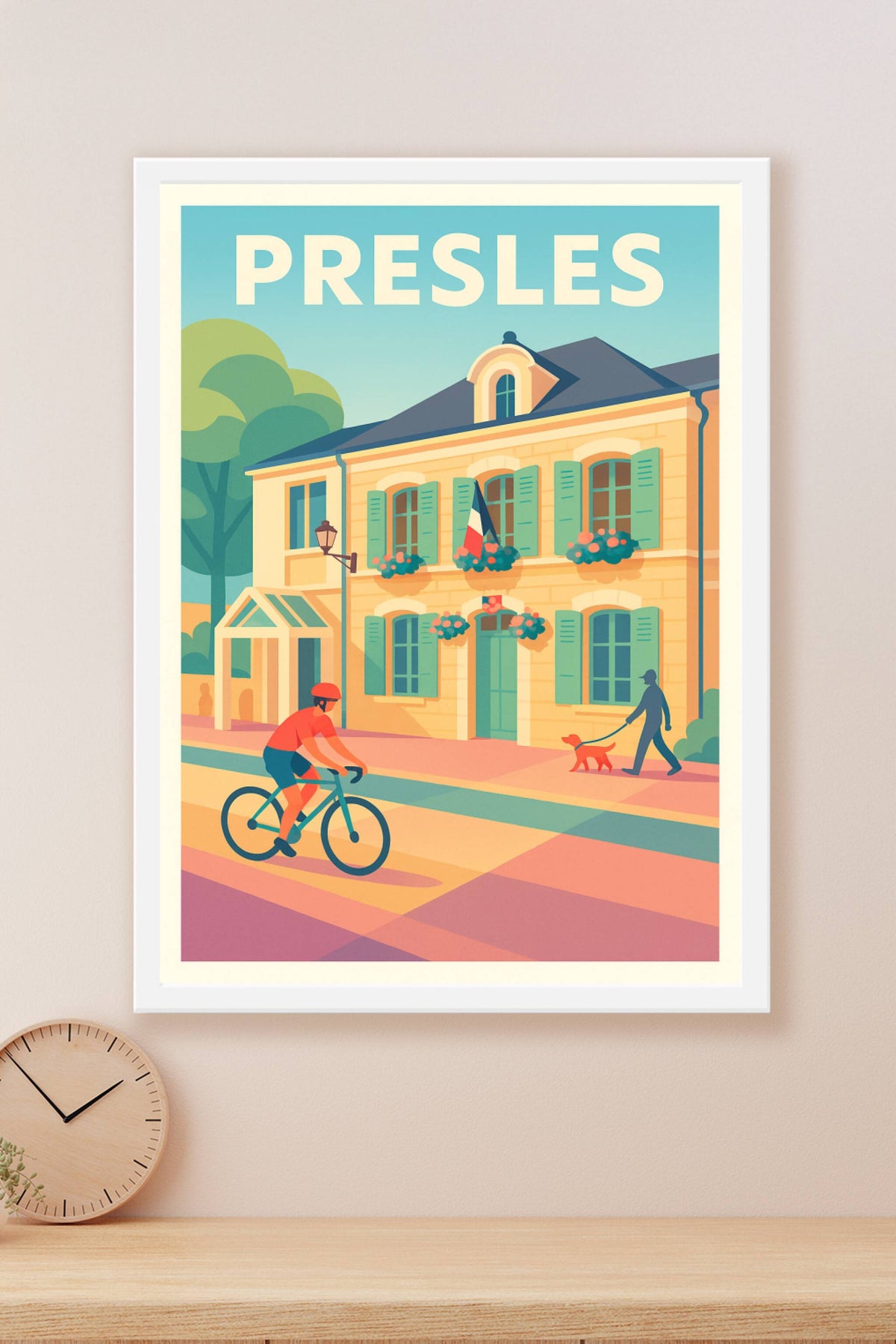 Affiche de Presles - Charme et douceur d'une ville paisible