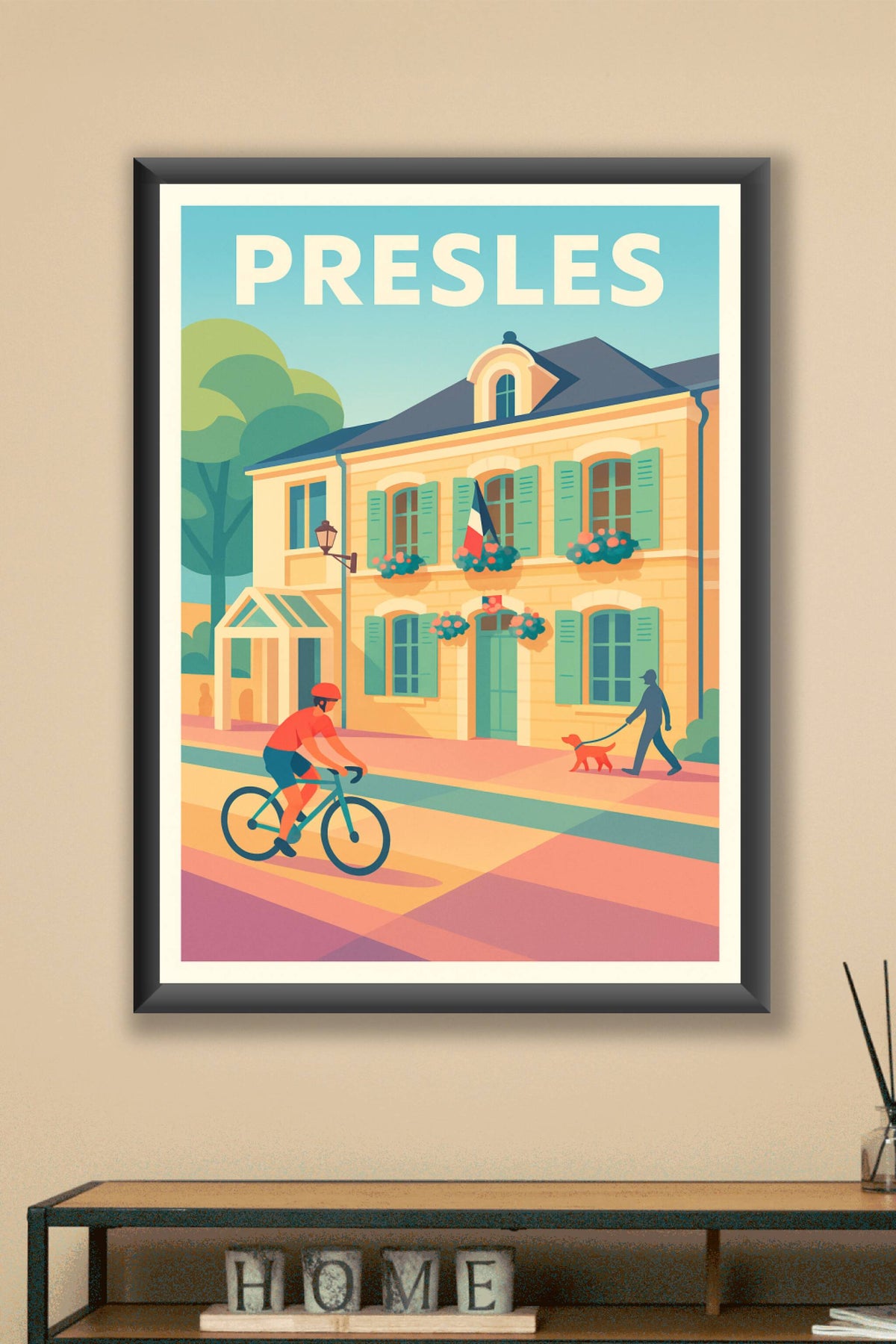 Affiche de Presles - Charme et douceur d'une ville paisible