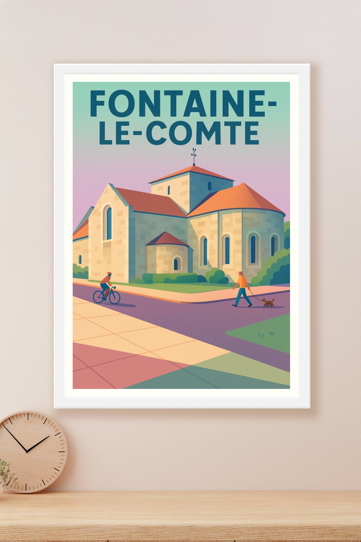 Affiche de Fontaine-le-Comte - Charme et douceur de vie à l'horizon