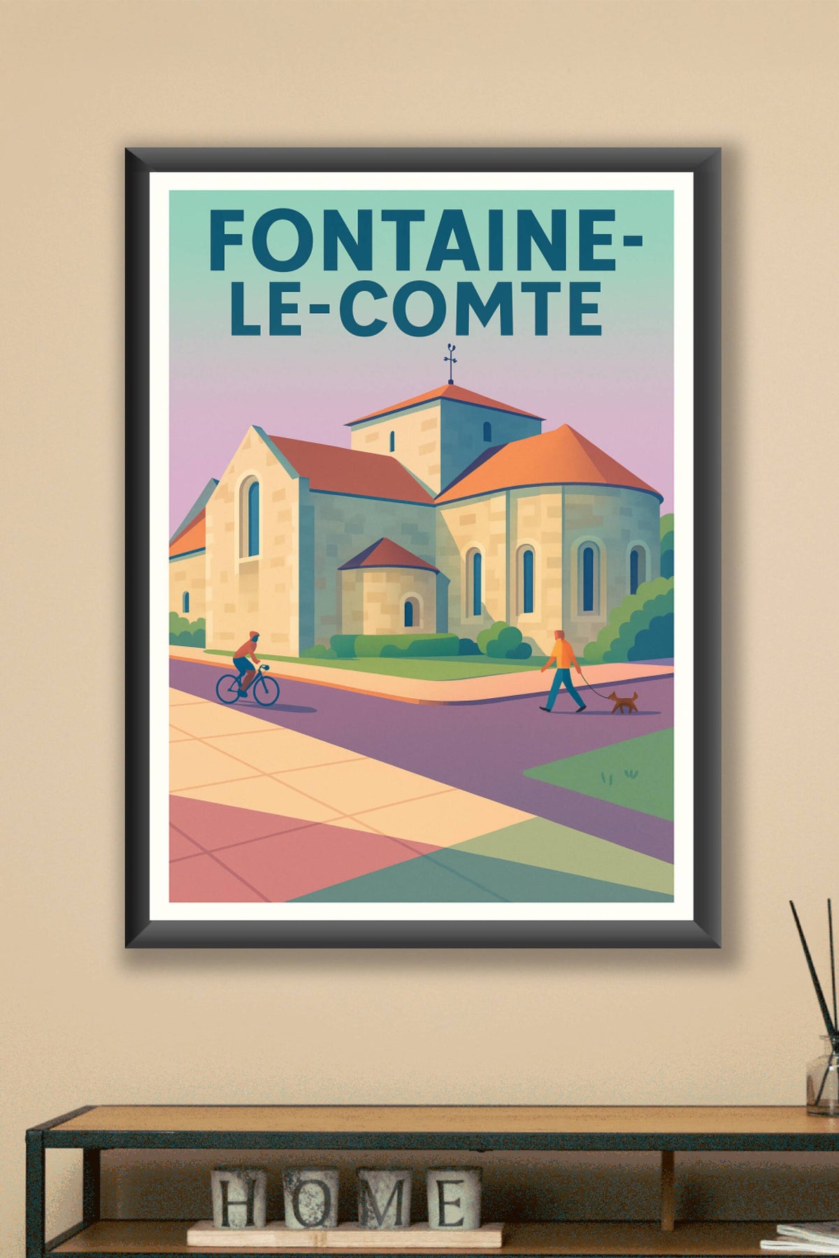 Affiche de Fontaine-le-Comte - Charme et douceur de vie à l'horizon