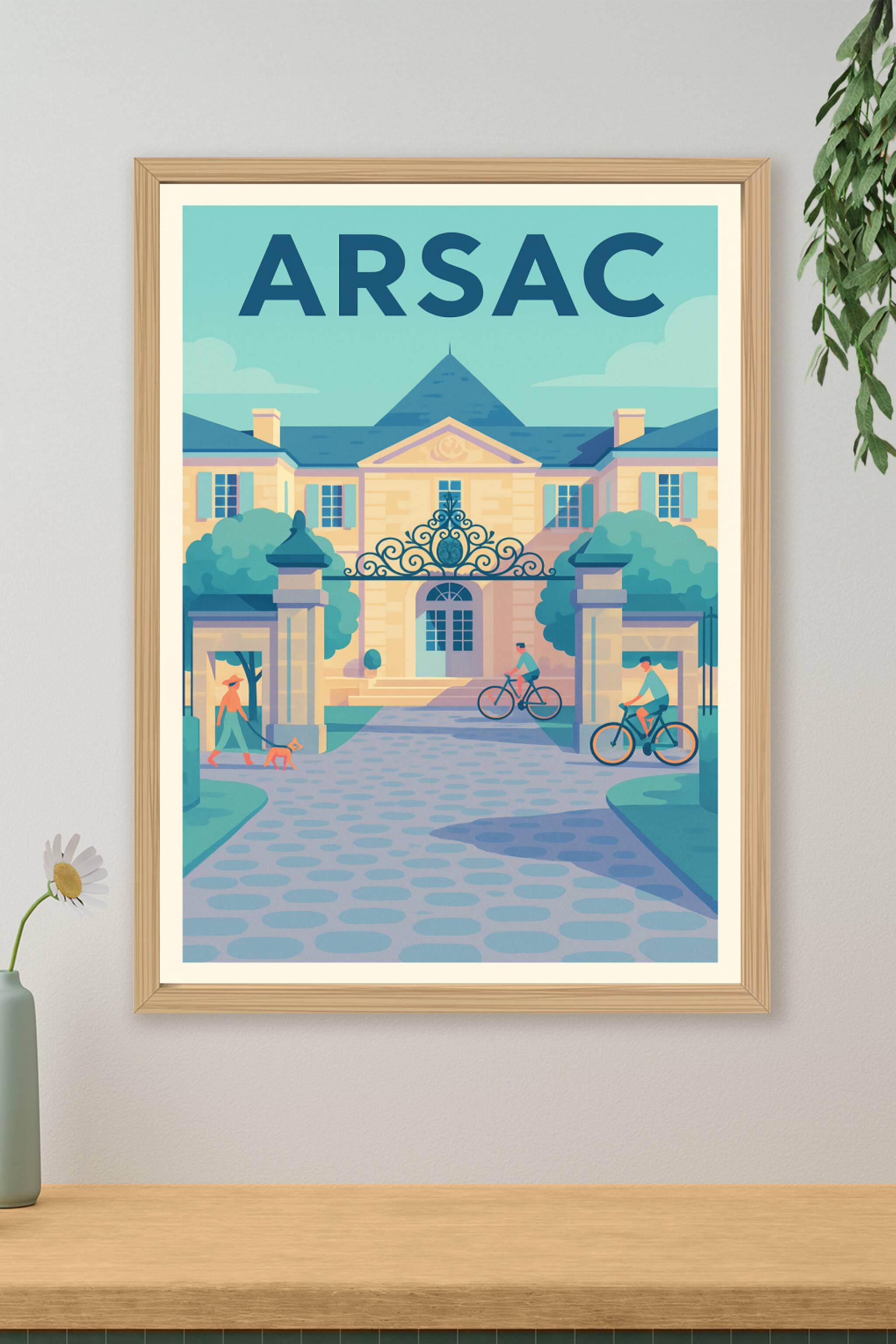 Affiche de Arsac - Charme et sérénité à la porte du château