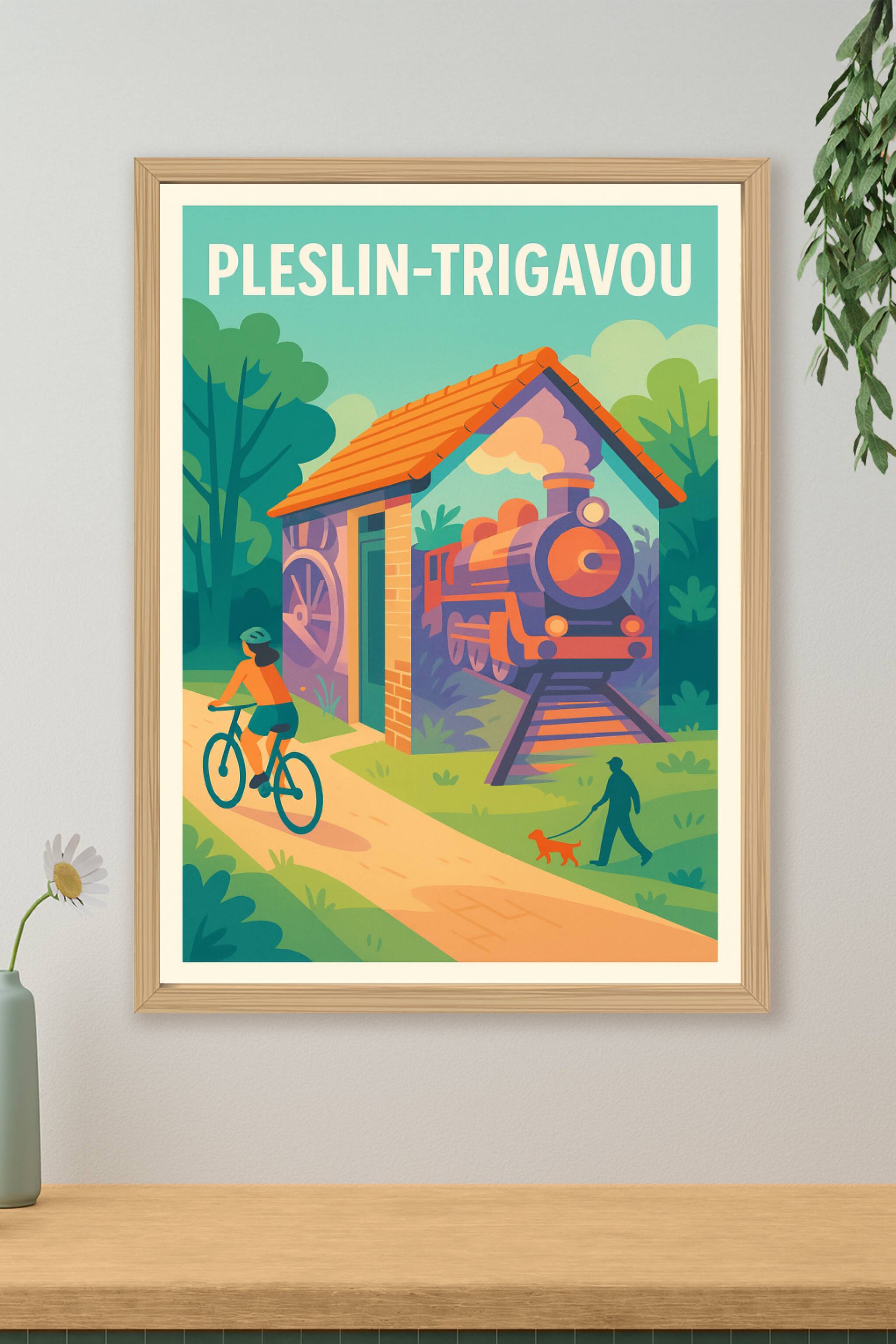 Affiche de Pleslin-Trigavou - Charme rustique et balades bucoliques
