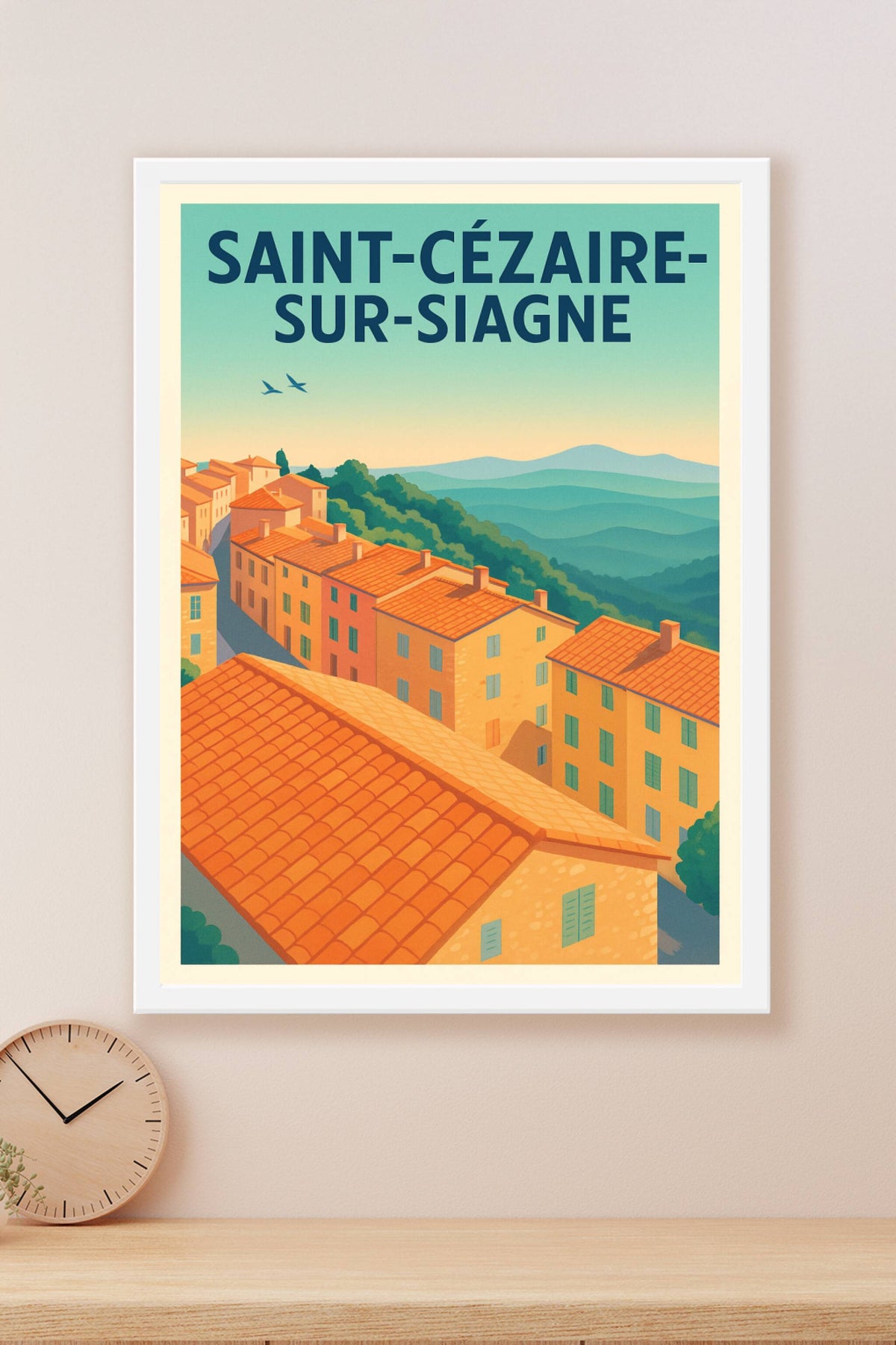 Affiche de Saint-Cézaire-sur-Siagne - Charme provençal et paysages enchanteurs