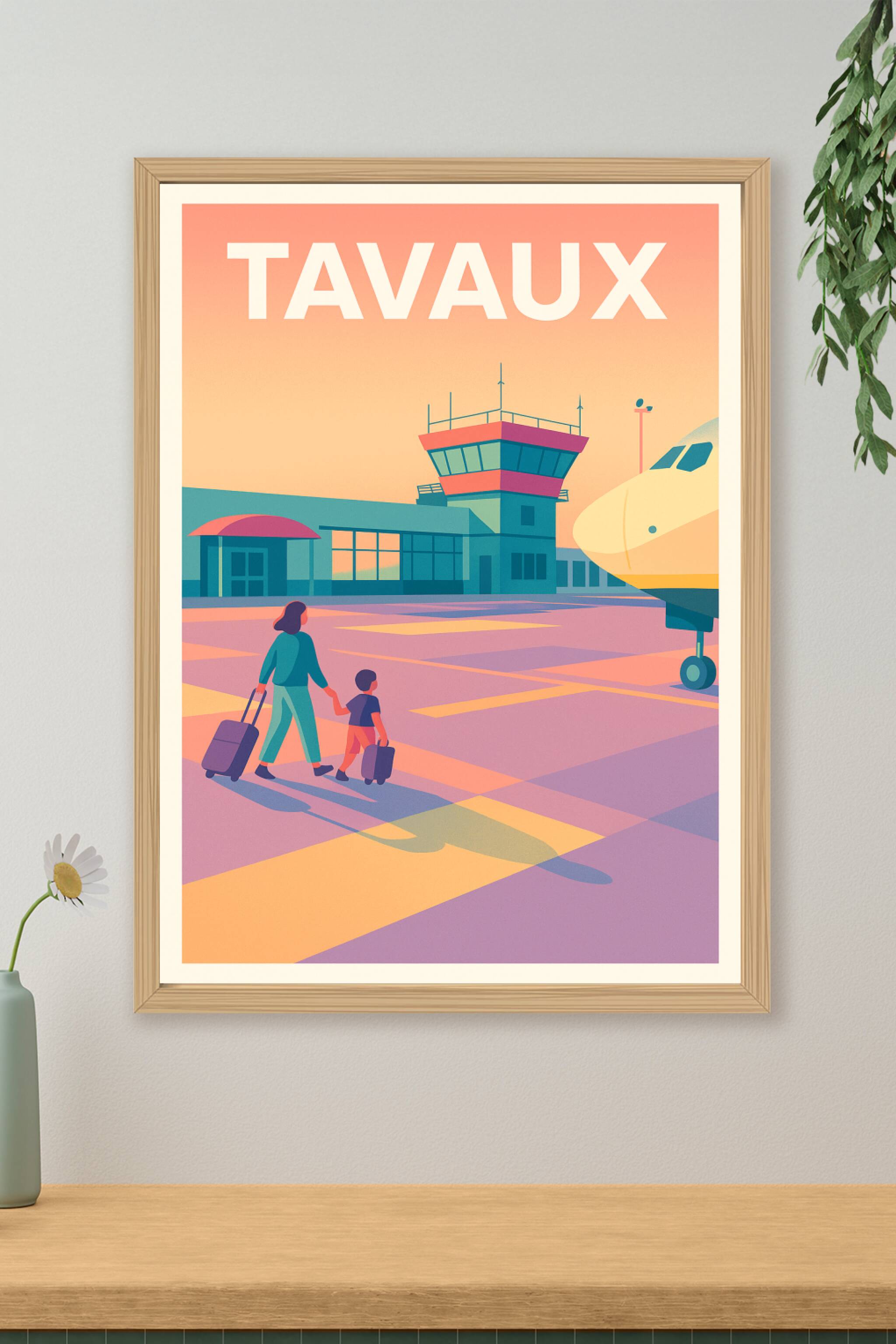 Affiche de Tavaux - Escapade aérienne en douceur