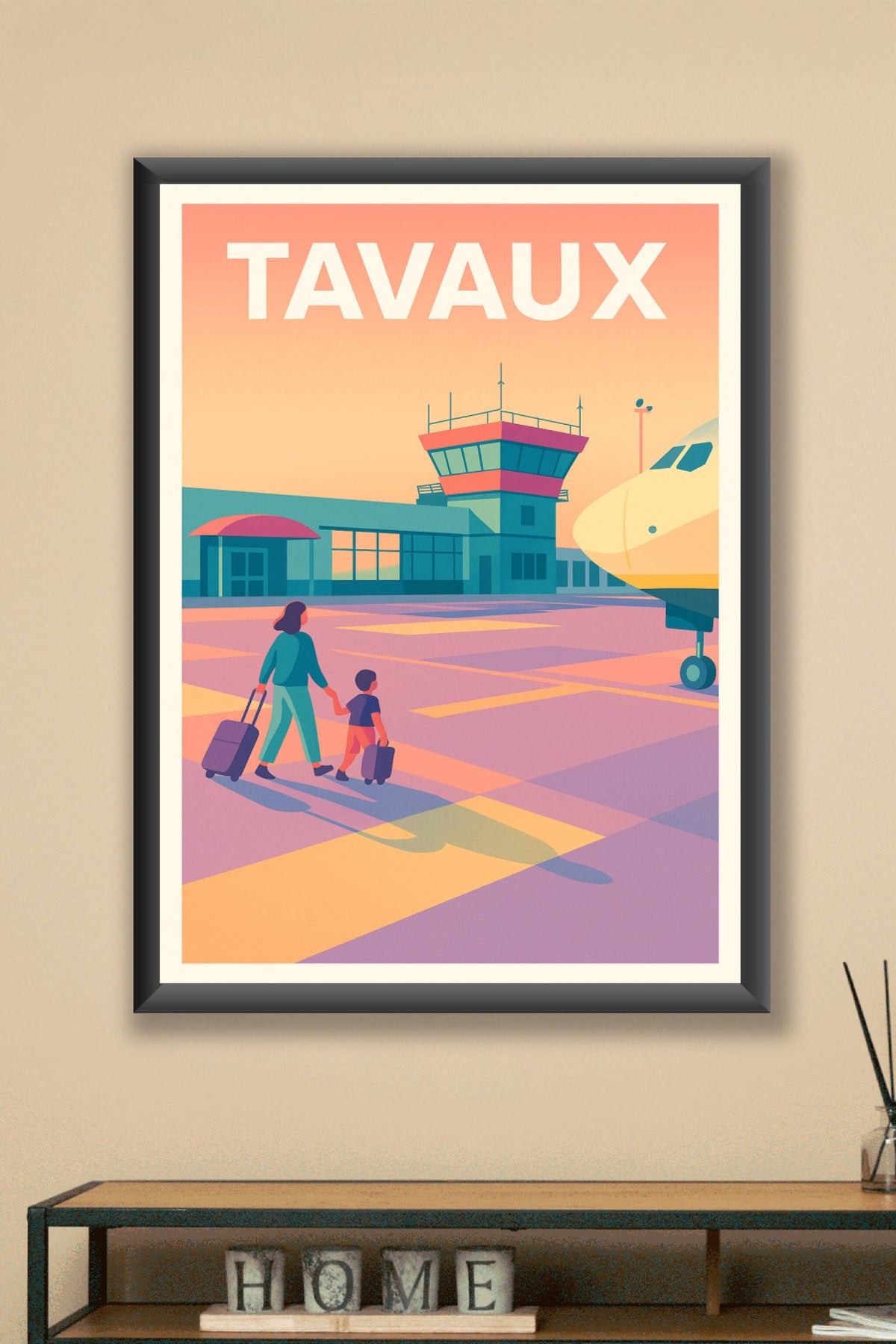 Affiche de Tavaux - Escapade aérienne en douceur