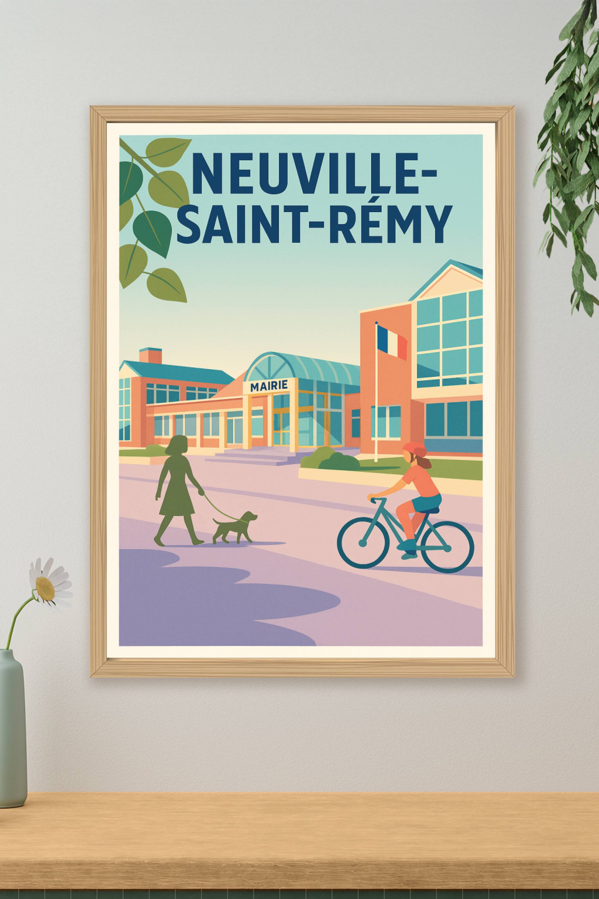 Affiche de Neuville-Saint-Rémy - La mairie au cœur de la vie locale