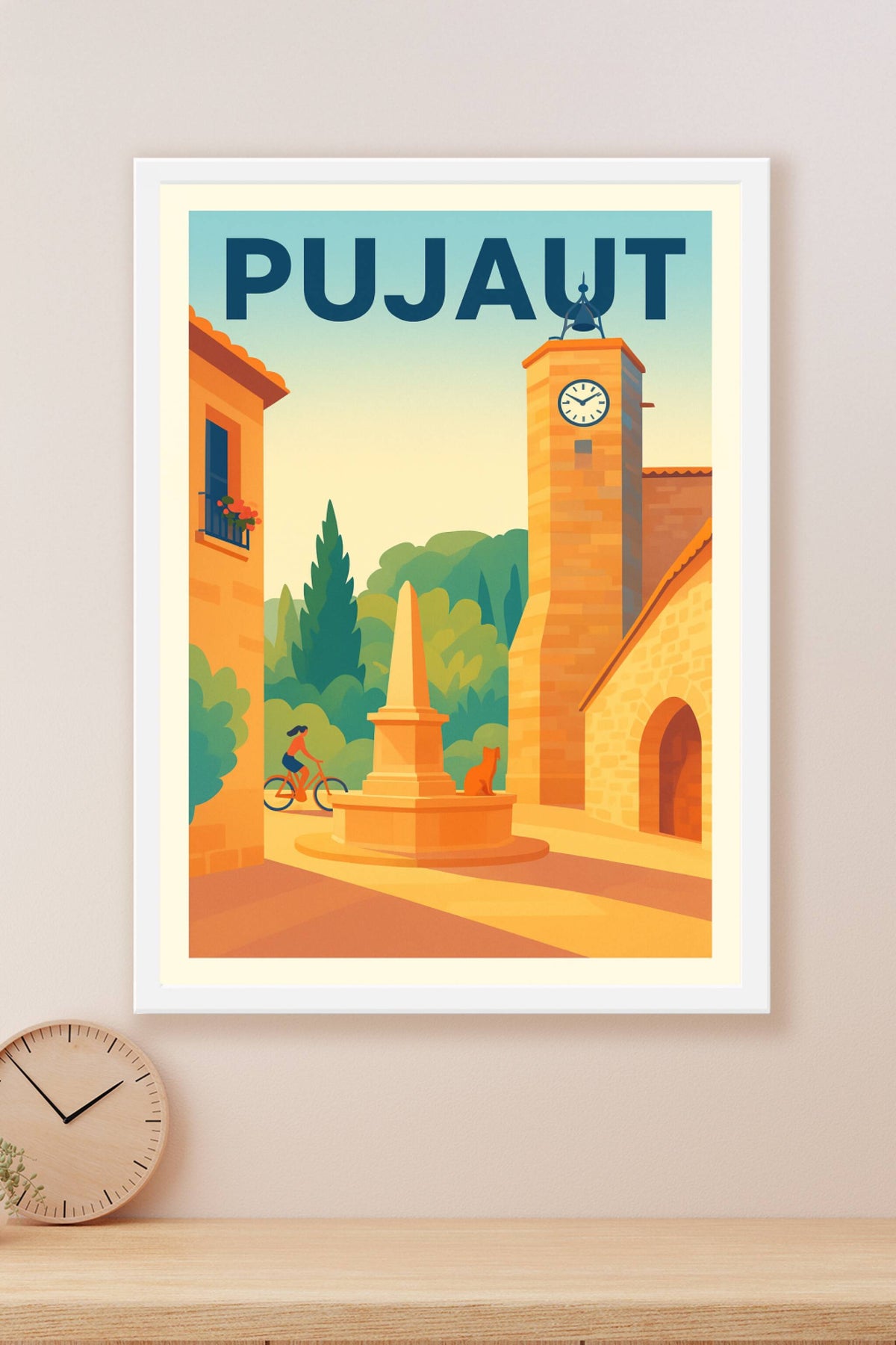 Affiche de Pujaut - Charme et Sérénité Provençale