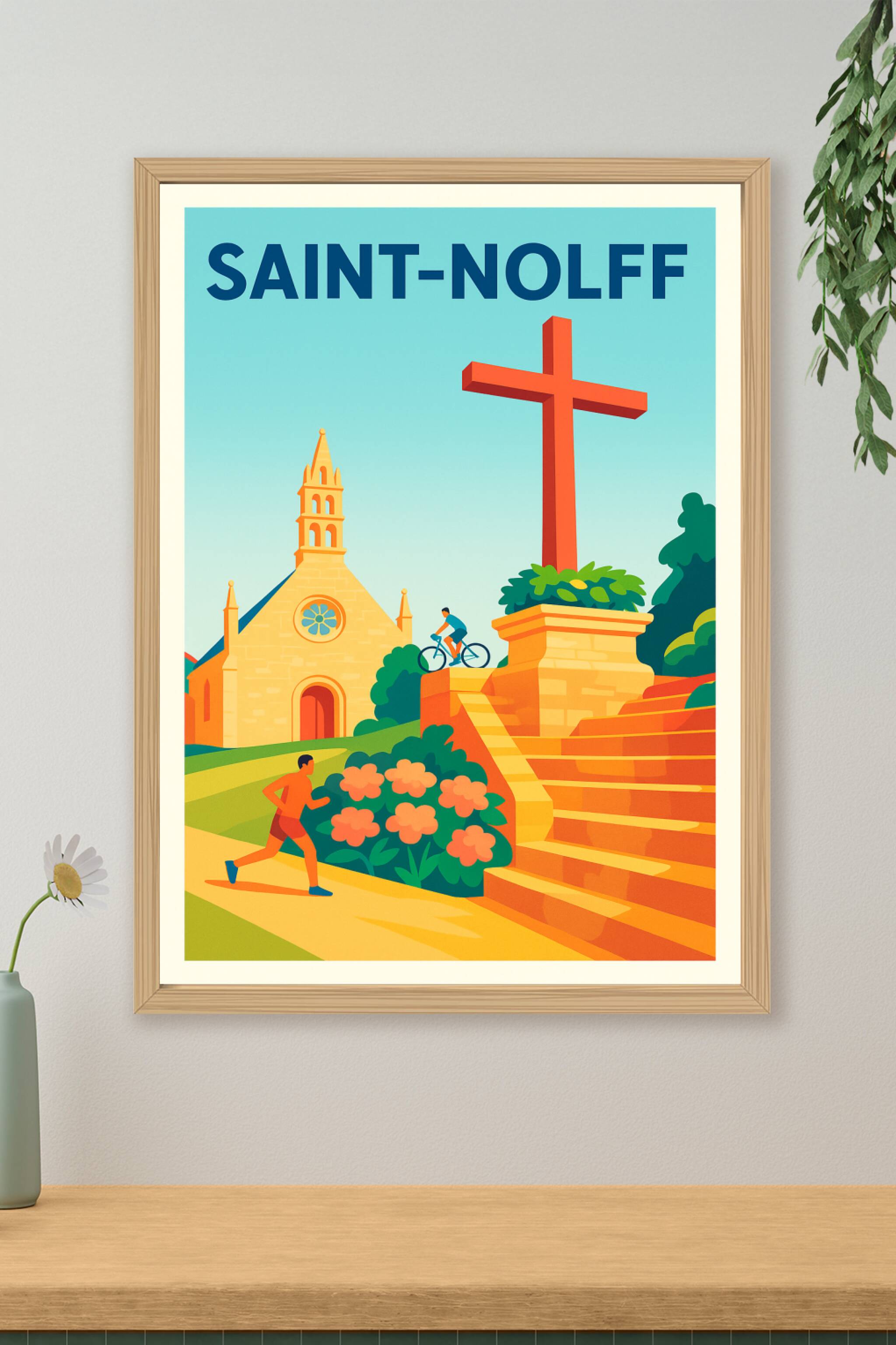Affiche de Saint-Nolff - Charme et sérénité bretonne à chaque regard