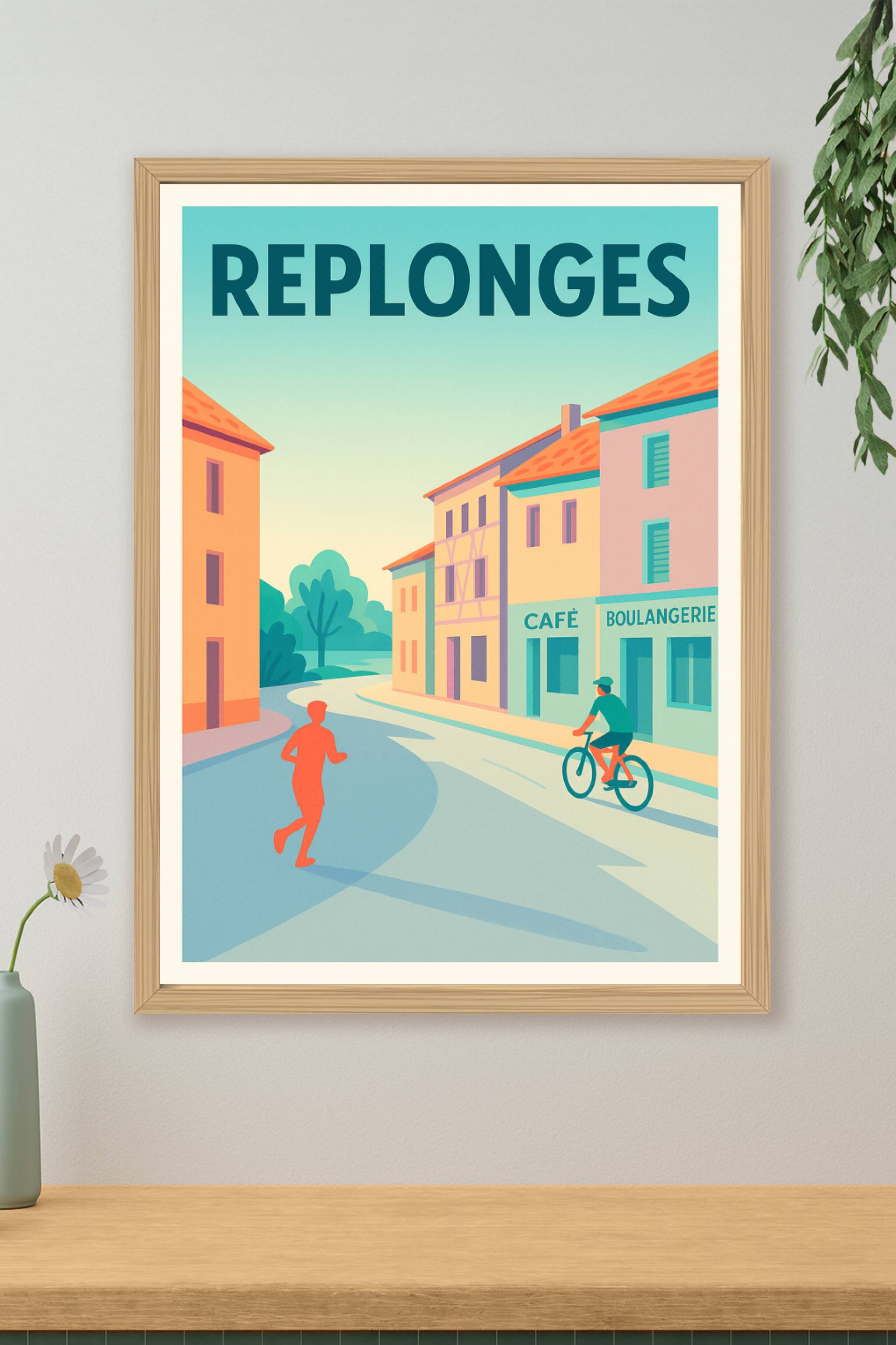 Affiche de Replonges - Charme et quiétude au cœur du village