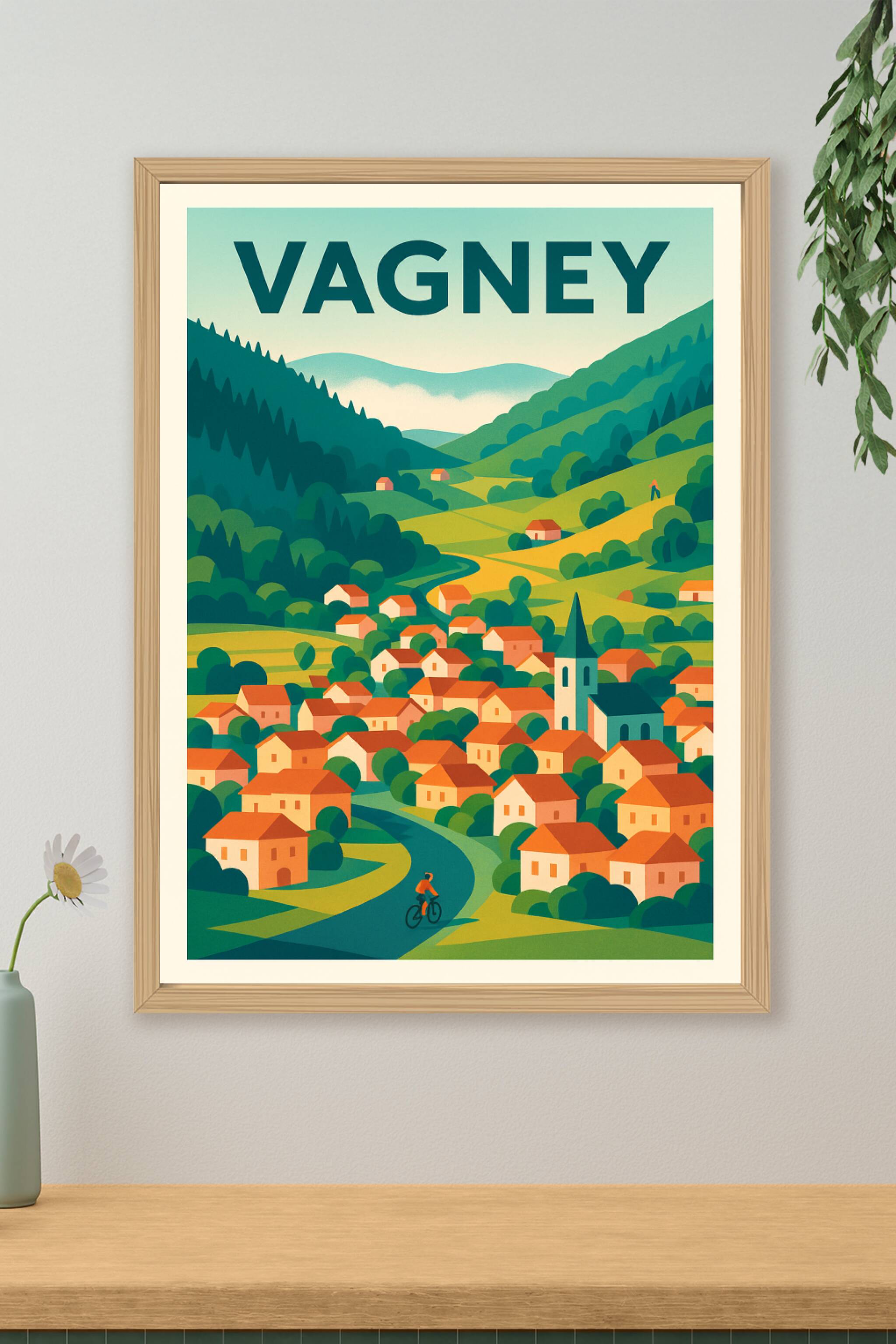 Affiche de Vagney - Charme et sérénité au cœur des Vosges