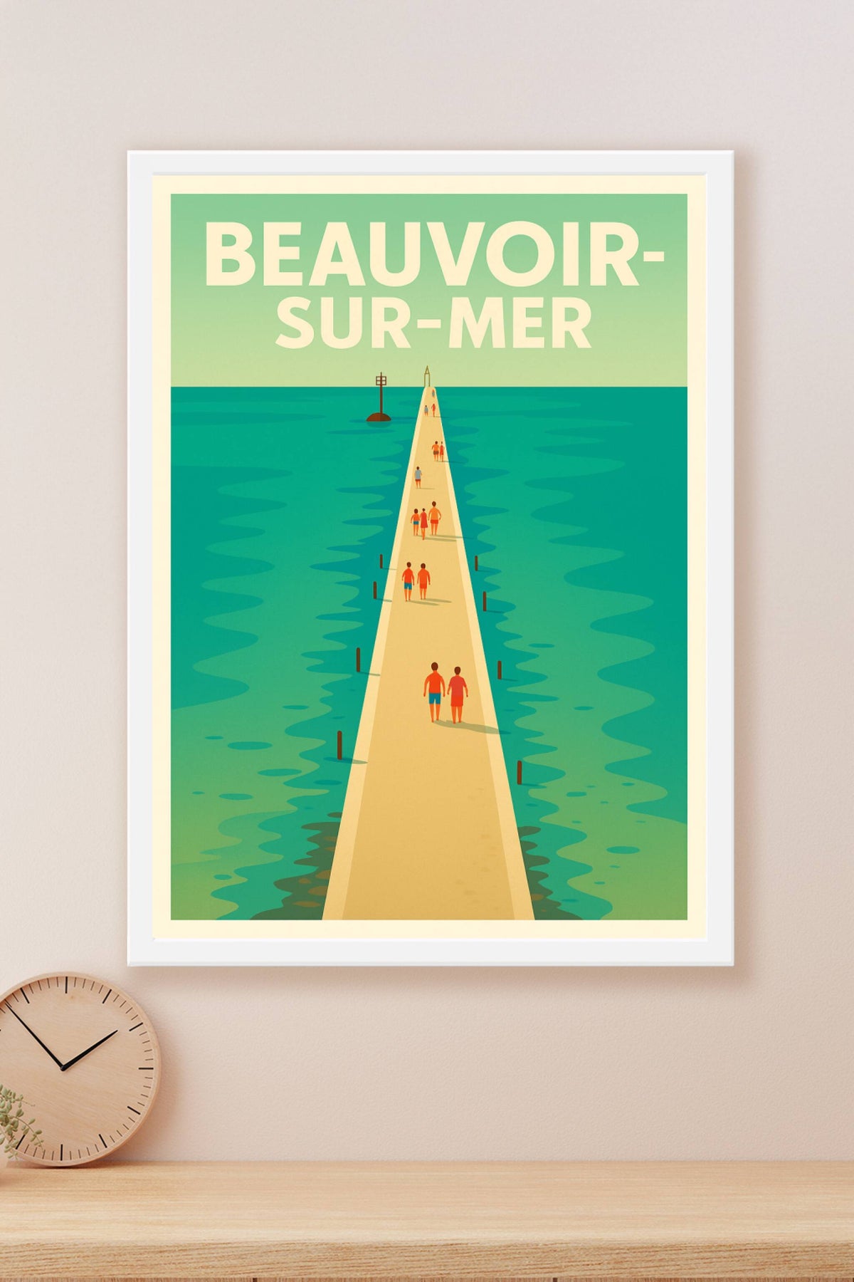 Affiche de Beauvoir-sur-Mer - Une escapade en bord de mer intemporelle