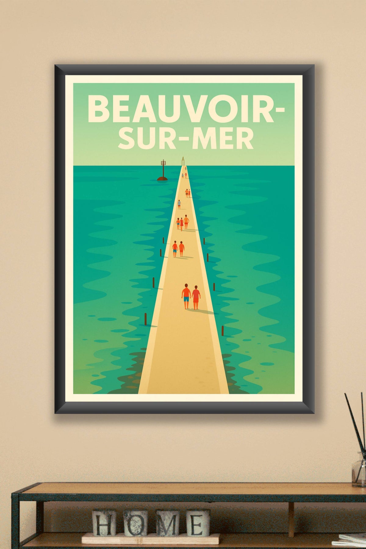 Affiche de Beauvoir-sur-Mer - Une escapade en bord de mer intemporelle