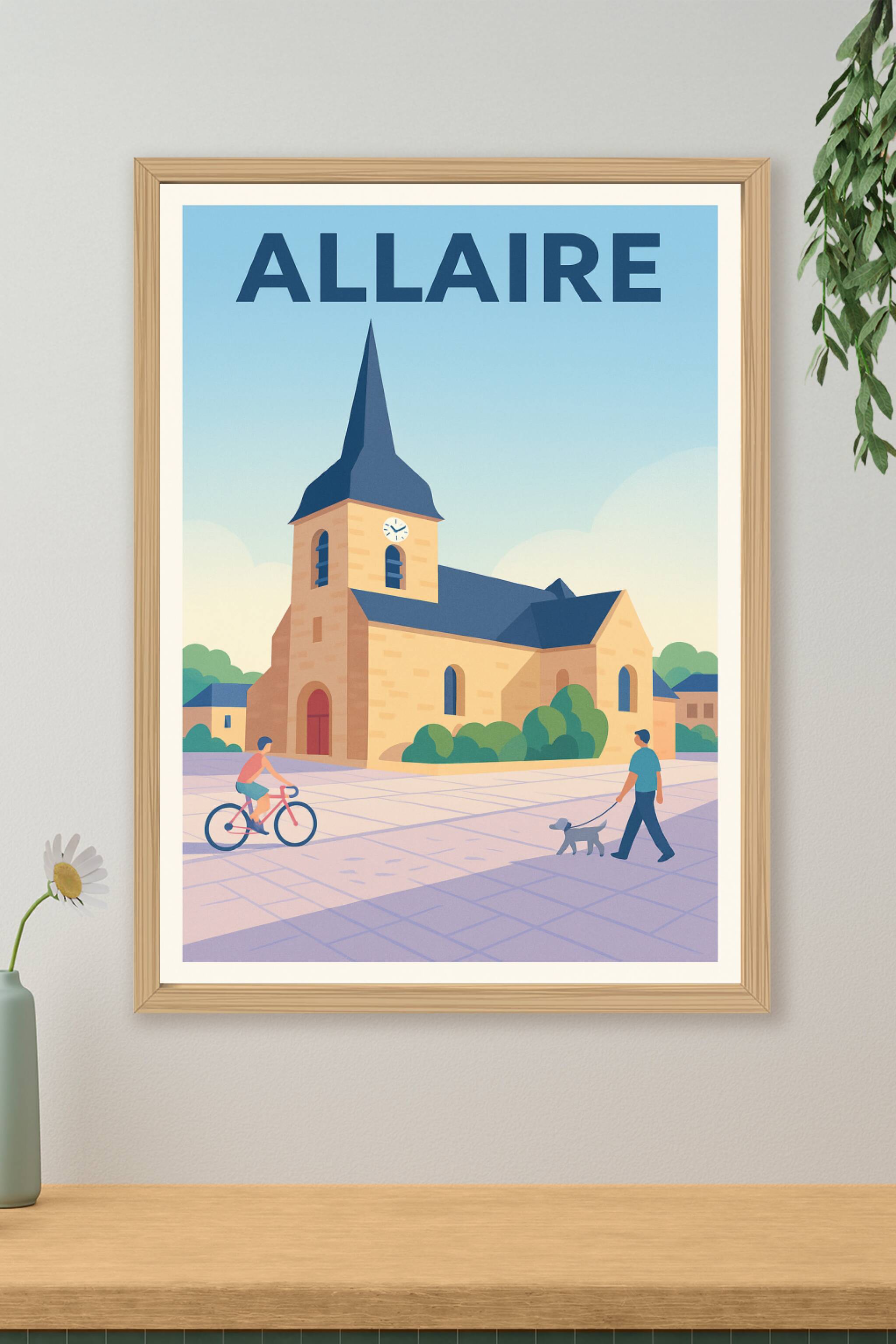 Affiche de Allaire - Charme et tranquillité au cœur du village