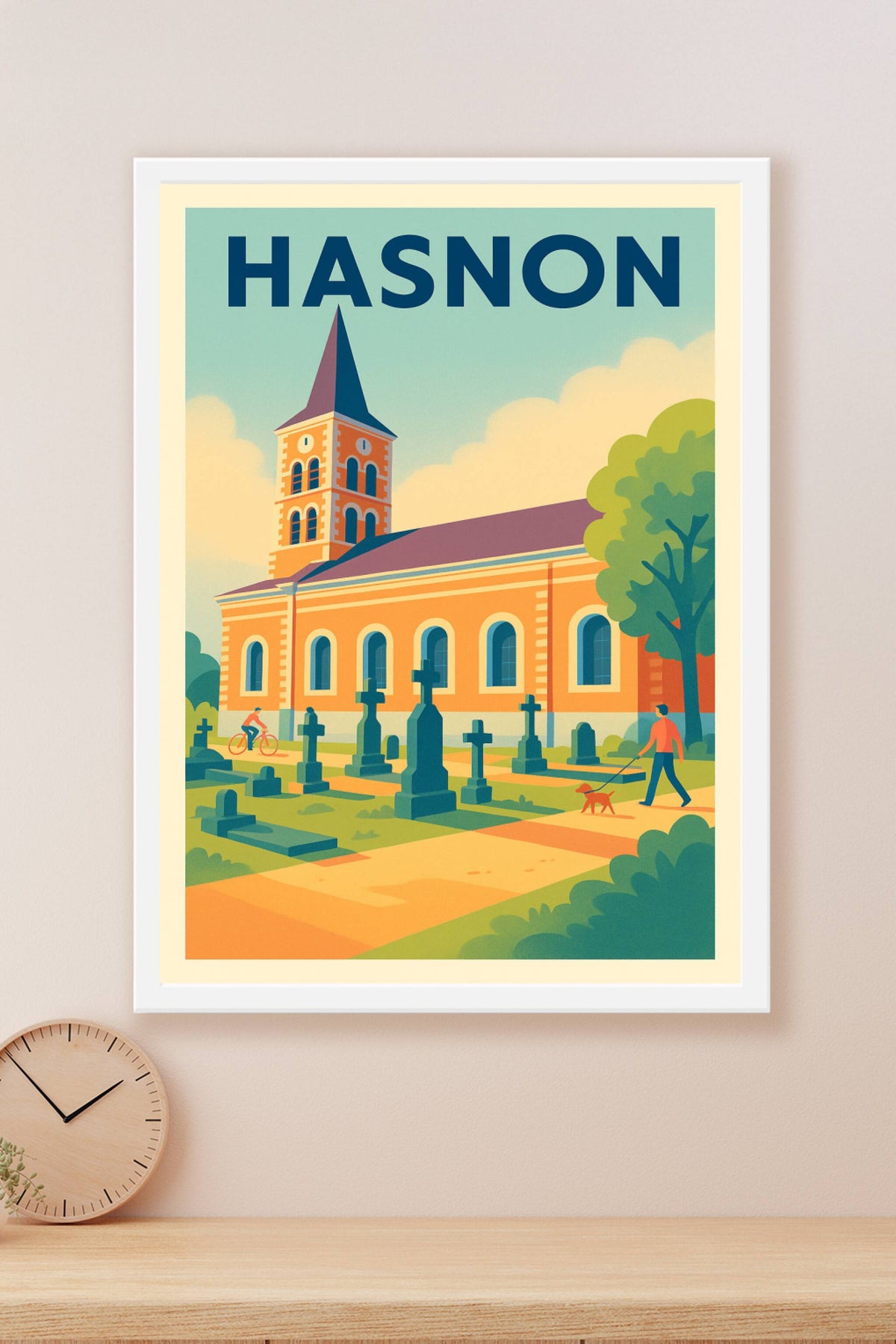 Affiche de Hasnon - Sérénité et histoire au cœur de la ville