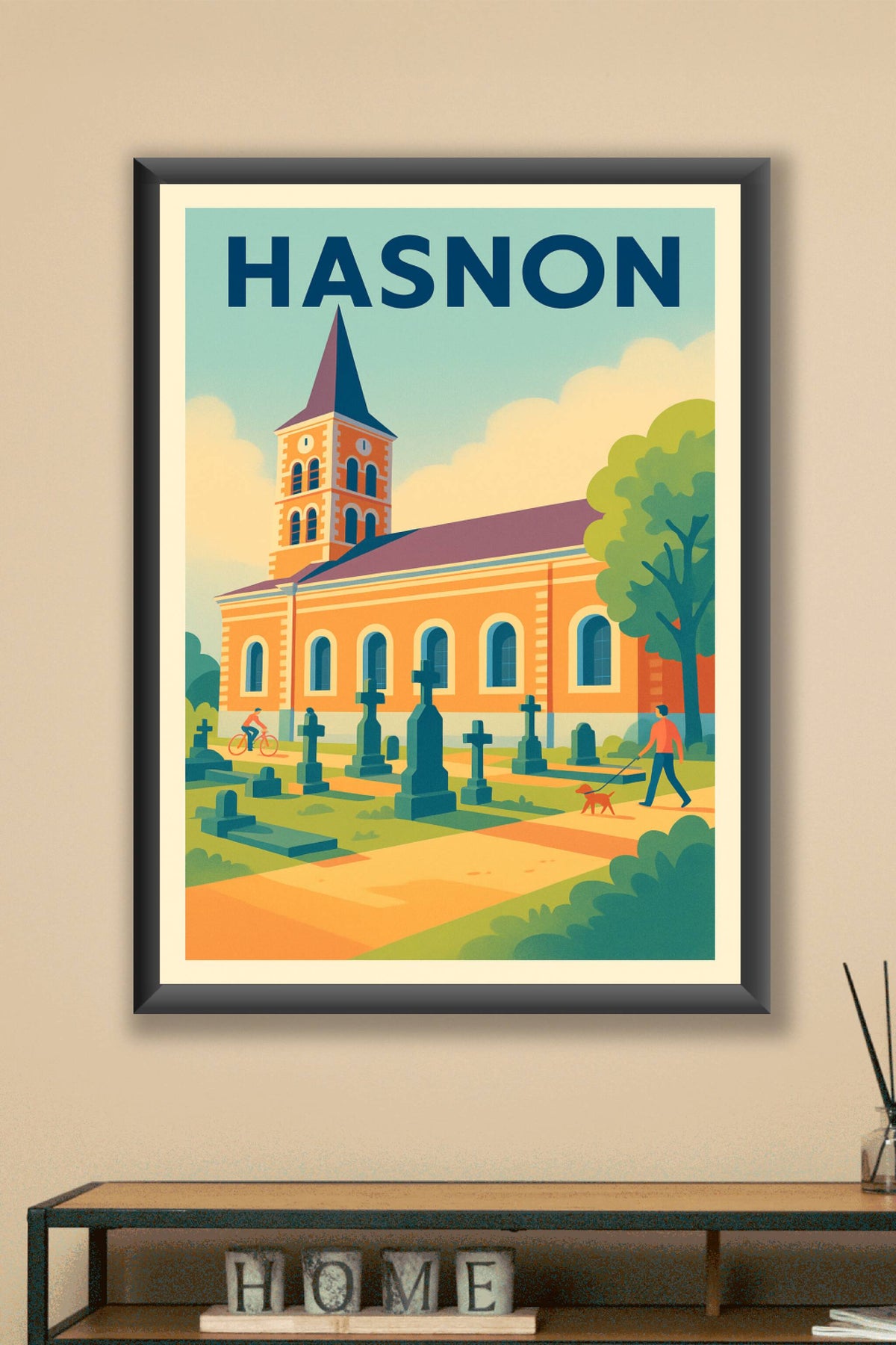 Affiche de Hasnon - Sérénité et histoire au cœur de la ville