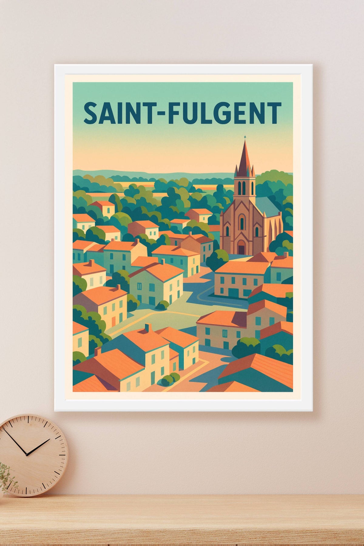 Affiche de Saint-Fulgent - Charme et douceur du bocage vendéen