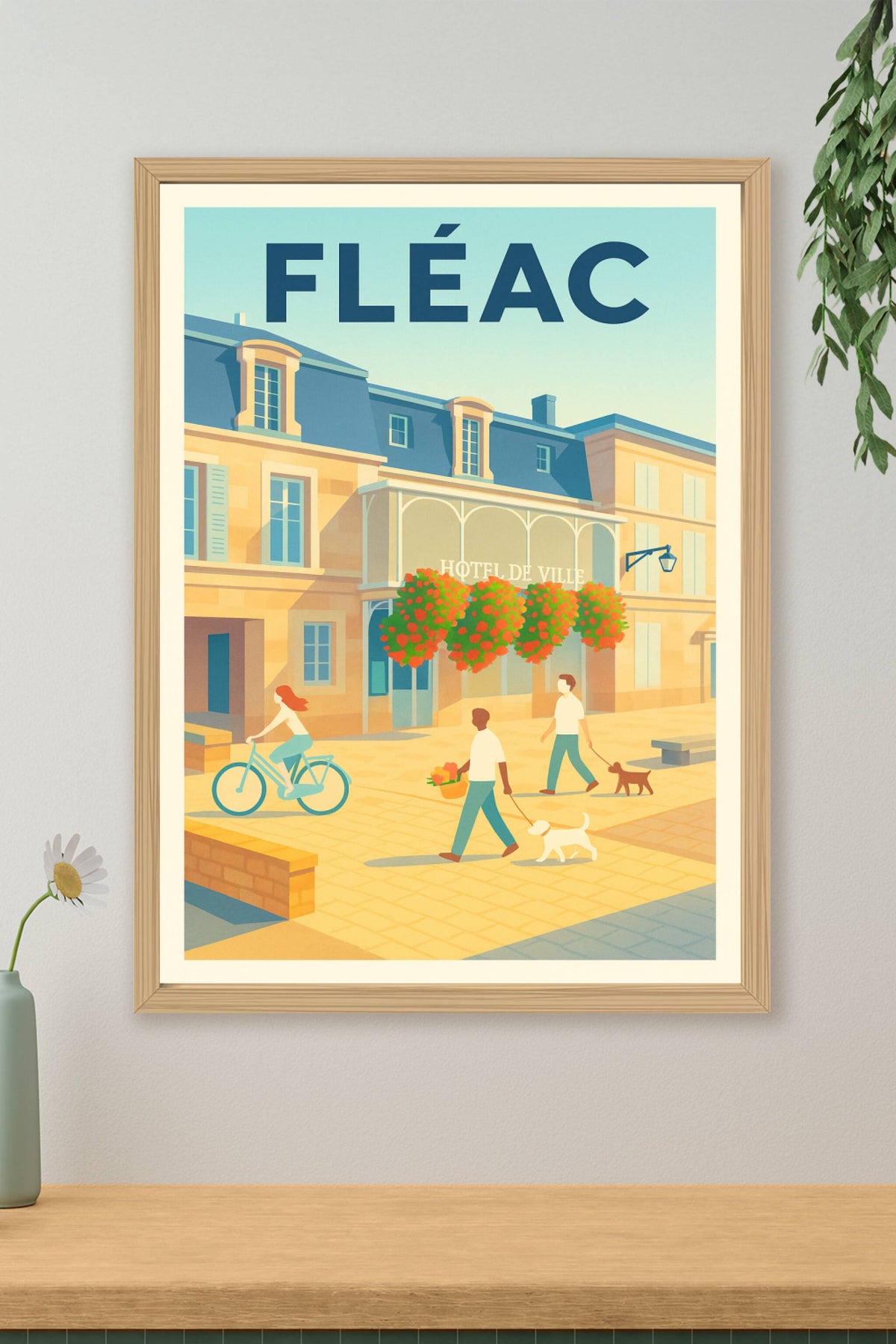 Affiche de Fléac - Charme et douceur de vivre au cœur de la ville