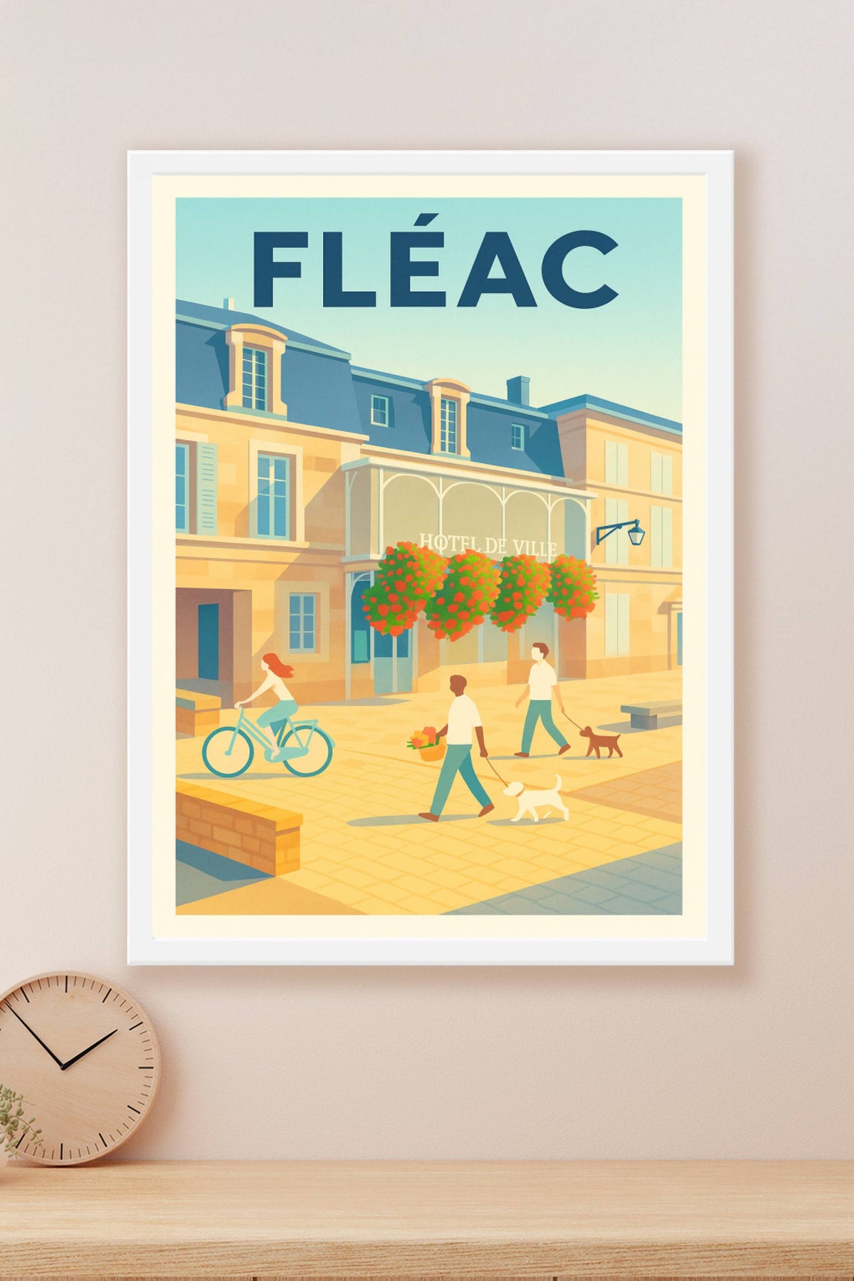 Affiche de Fléac - Charme et douceur de vivre au cœur de la ville