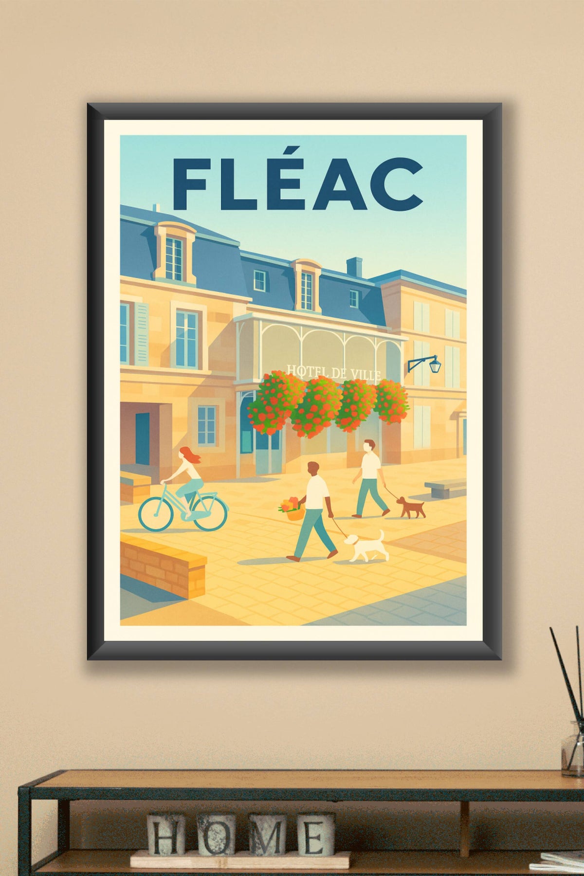 Affiche de Fléac - Charme et douceur de vivre au cœur de la ville