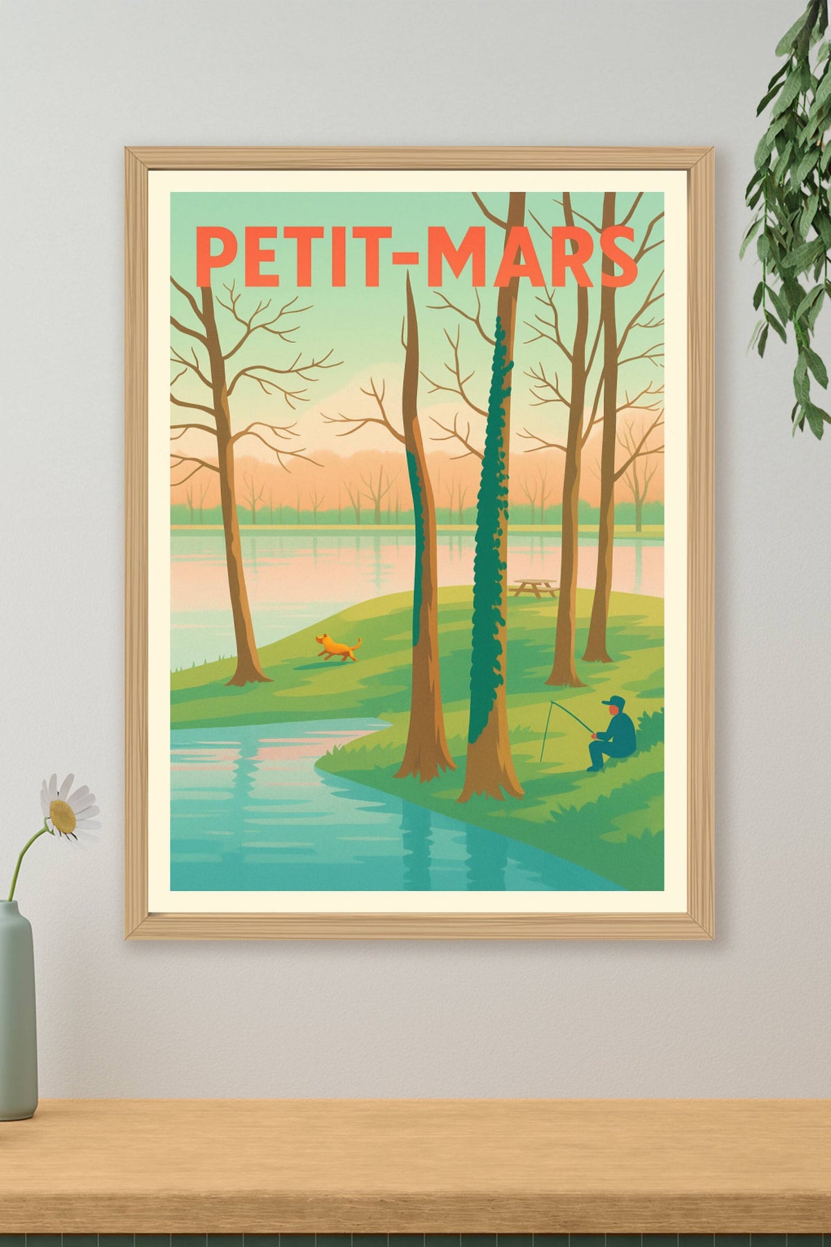 Affiche de Petit-Mars - Sérénité au bord de l'eau