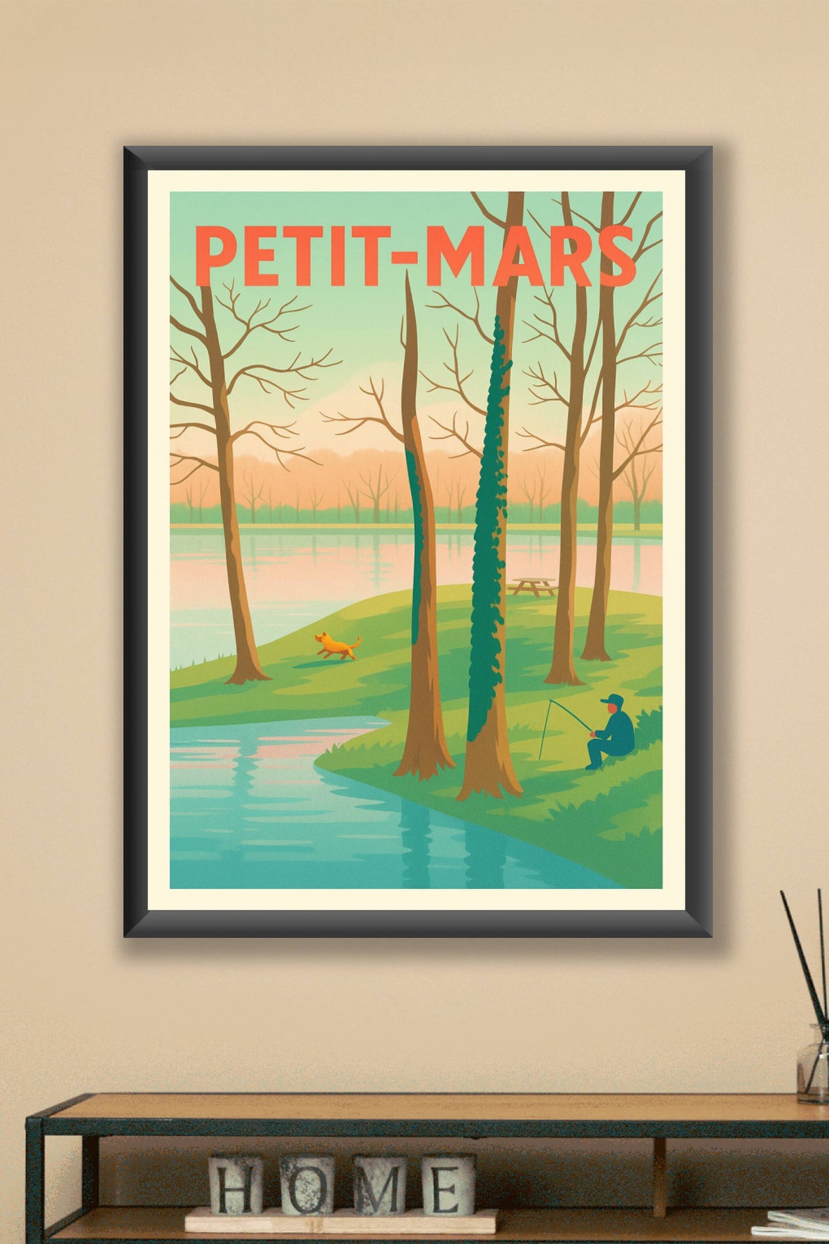 Affiche de Petit-Mars - Sérénité au bord de l'eau