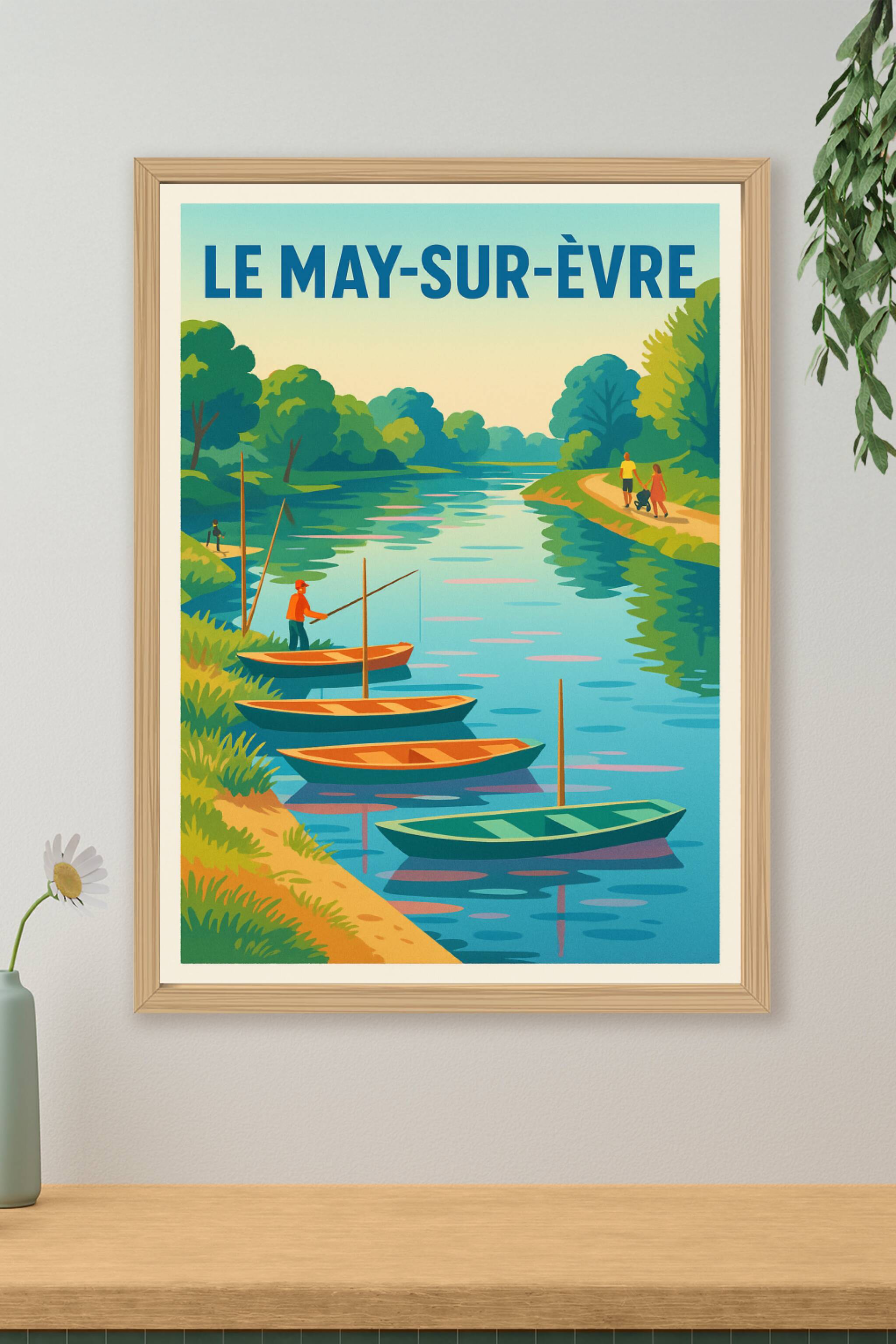 Affiche de Le May-sur-Èvre - Sérénité au fil de l'eau