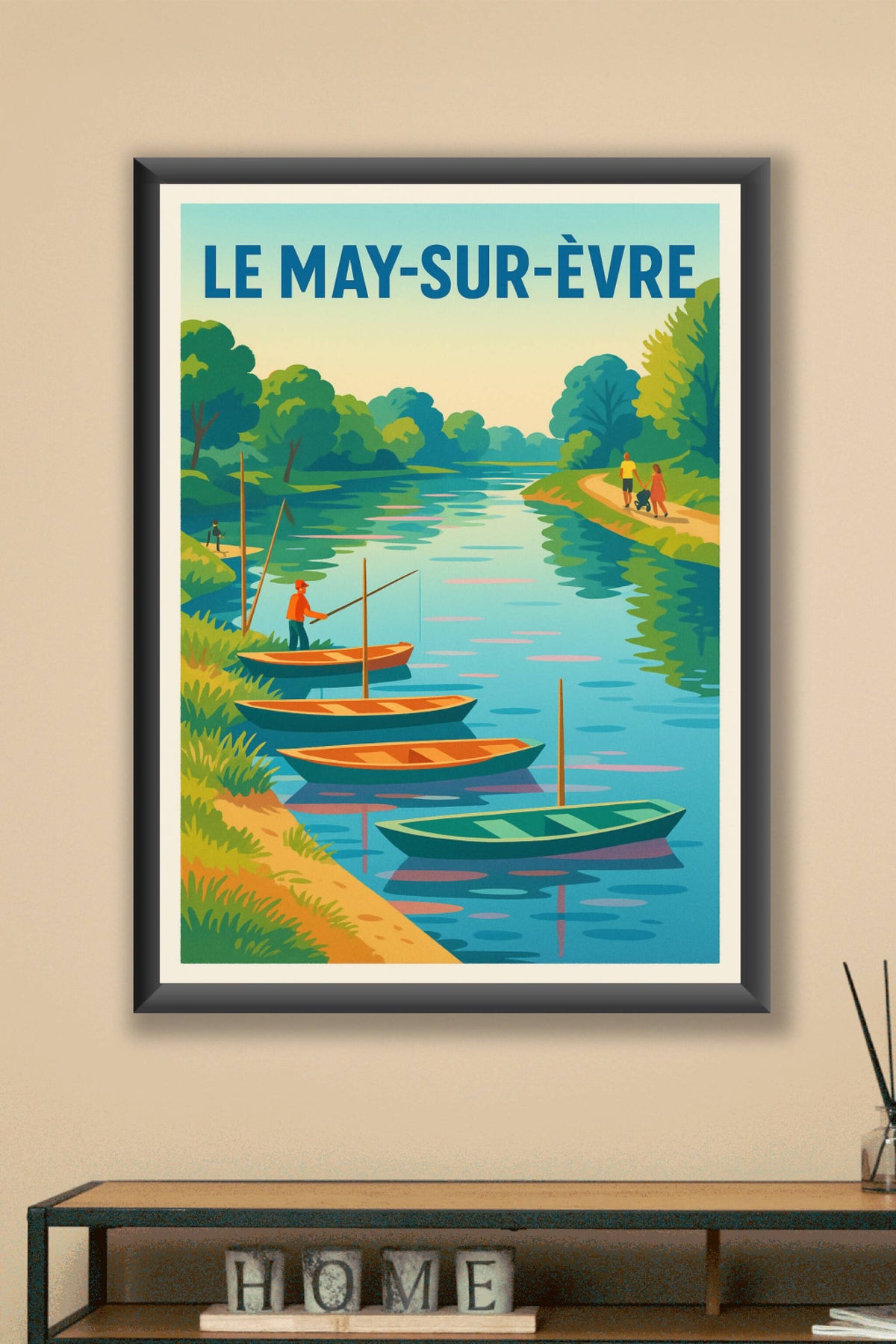 Affiche de Le May-sur-Èvre - Sérénité au fil de l'eau