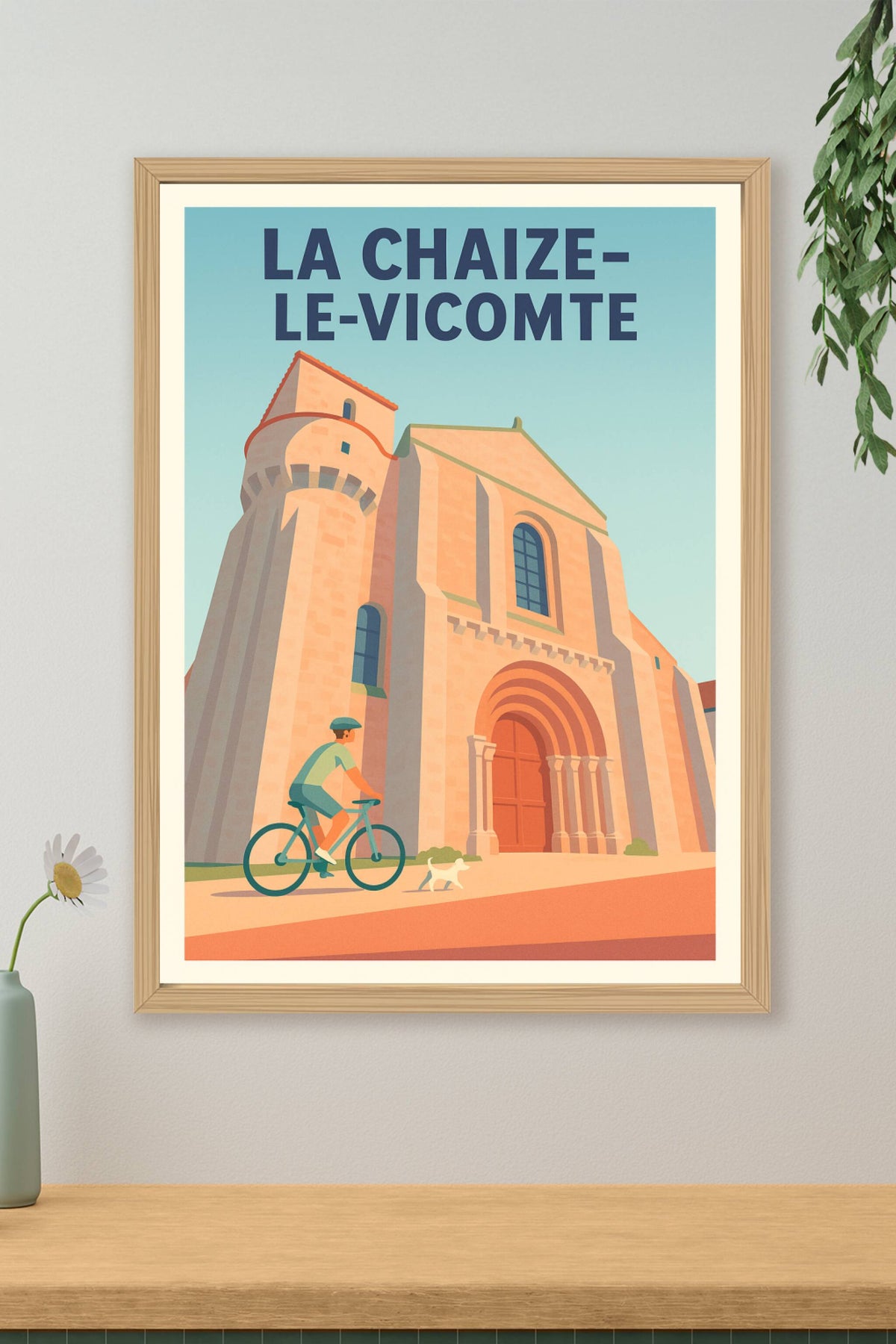 Affiche de La Chaize-le-Vicomte - Harmonie et Patrimoine à Vélo
