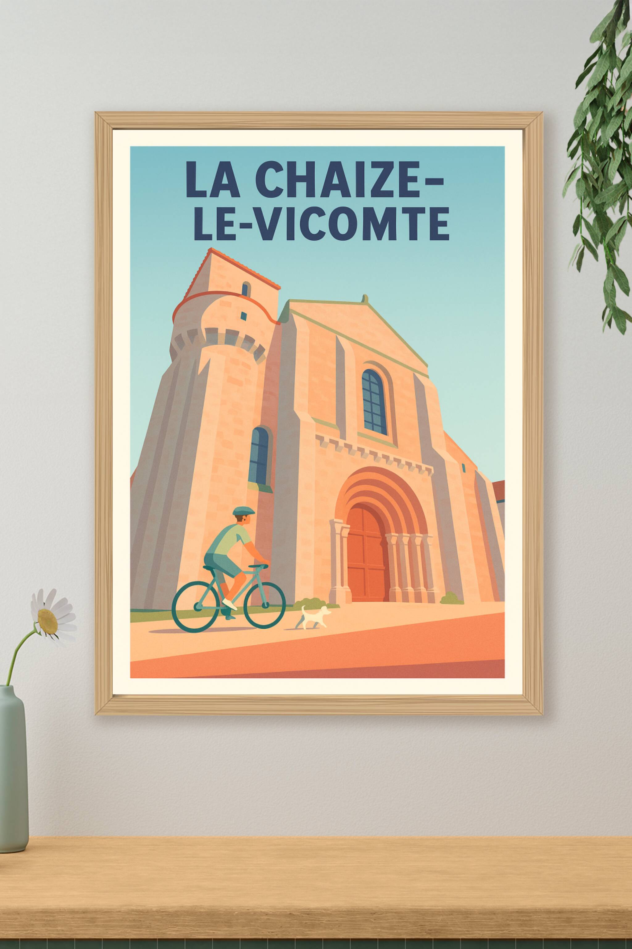 Affiche de La Chaize-le-Vicomte - Harmonie et Patrimoine à Vélo