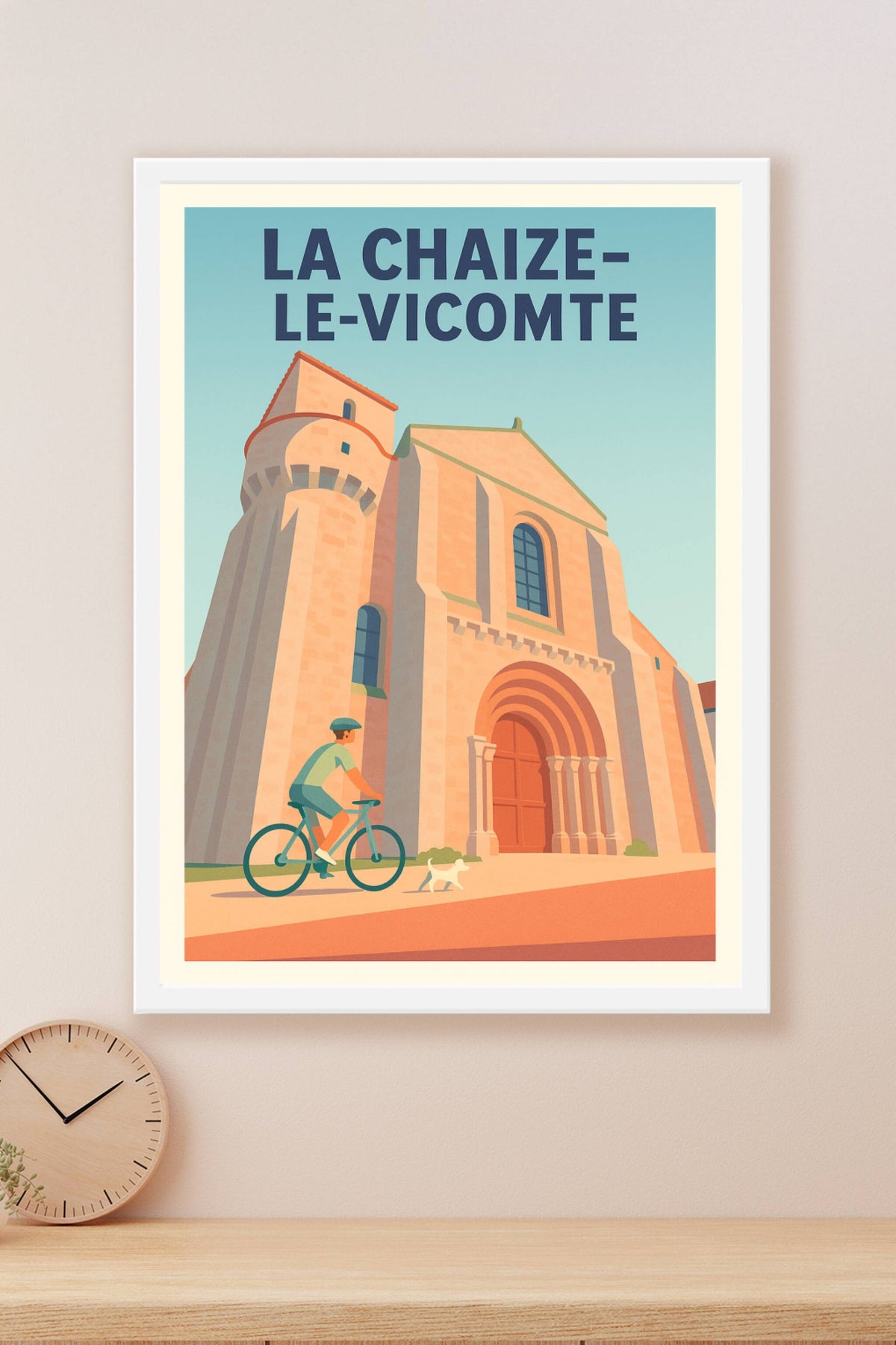 Affiche de La Chaize-le-Vicomte - Harmonie et Patrimoine à Vélo