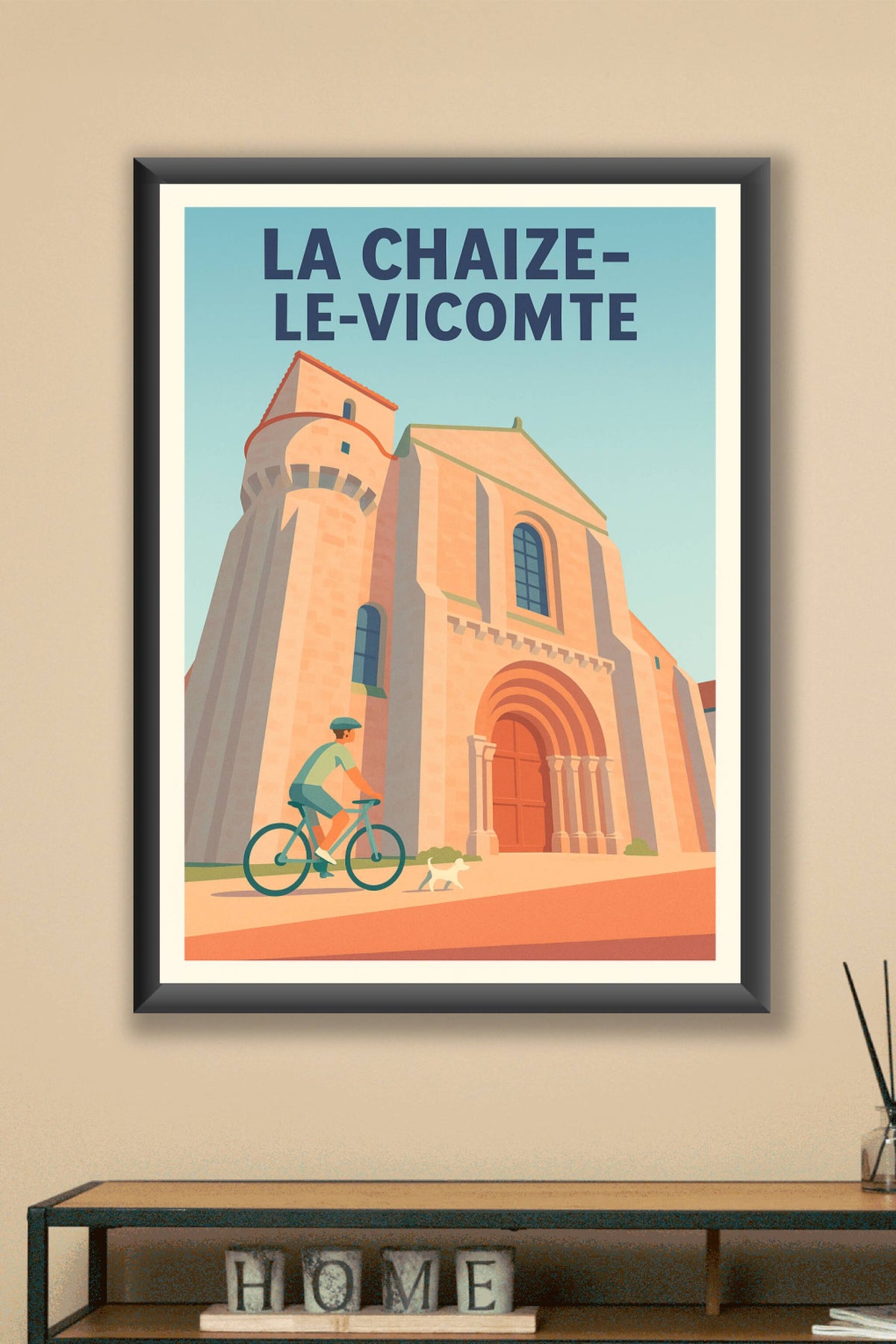 Affiche de La Chaize-le-Vicomte - Harmonie et Patrimoine à Vélo