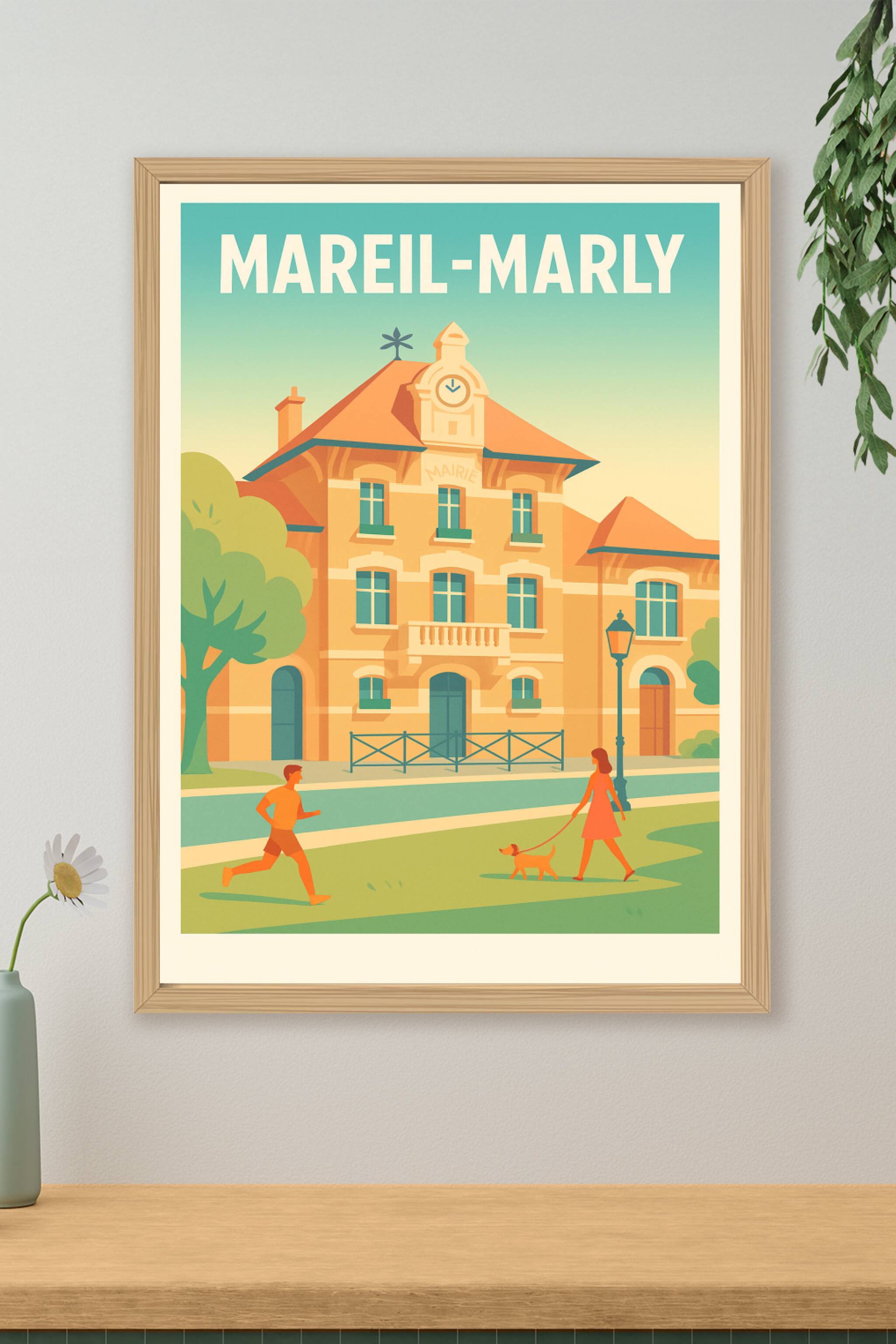 Affiche de Mareil-Marly - Charme et sérénité au cœur de la ville