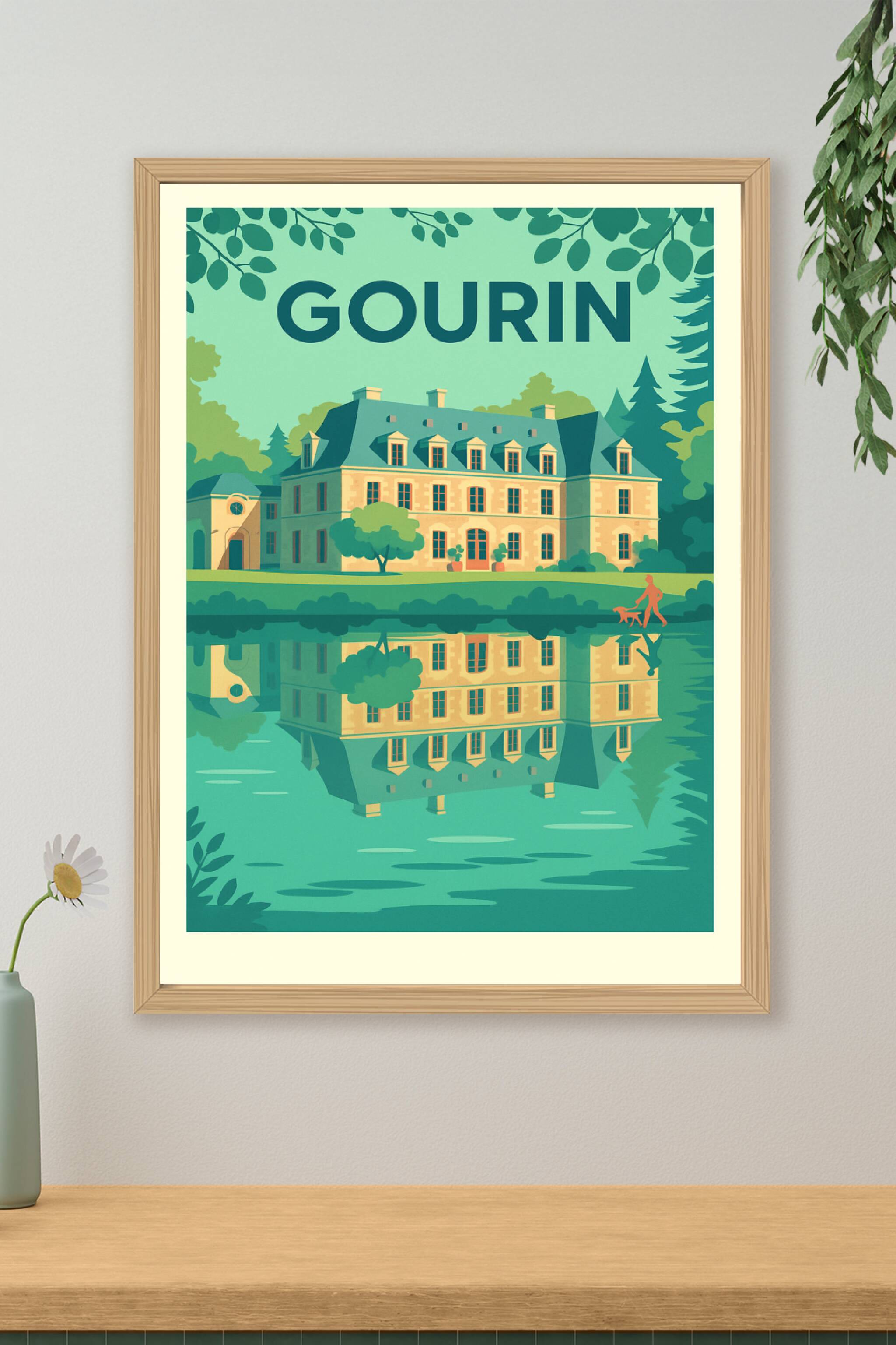 Affiche de Gourin - Charme et sérénité au fil de l'eau