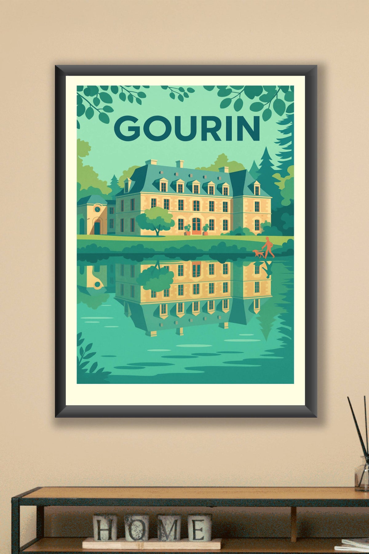 Affiche de Gourin - Charme et sérénité au fil de l'eau