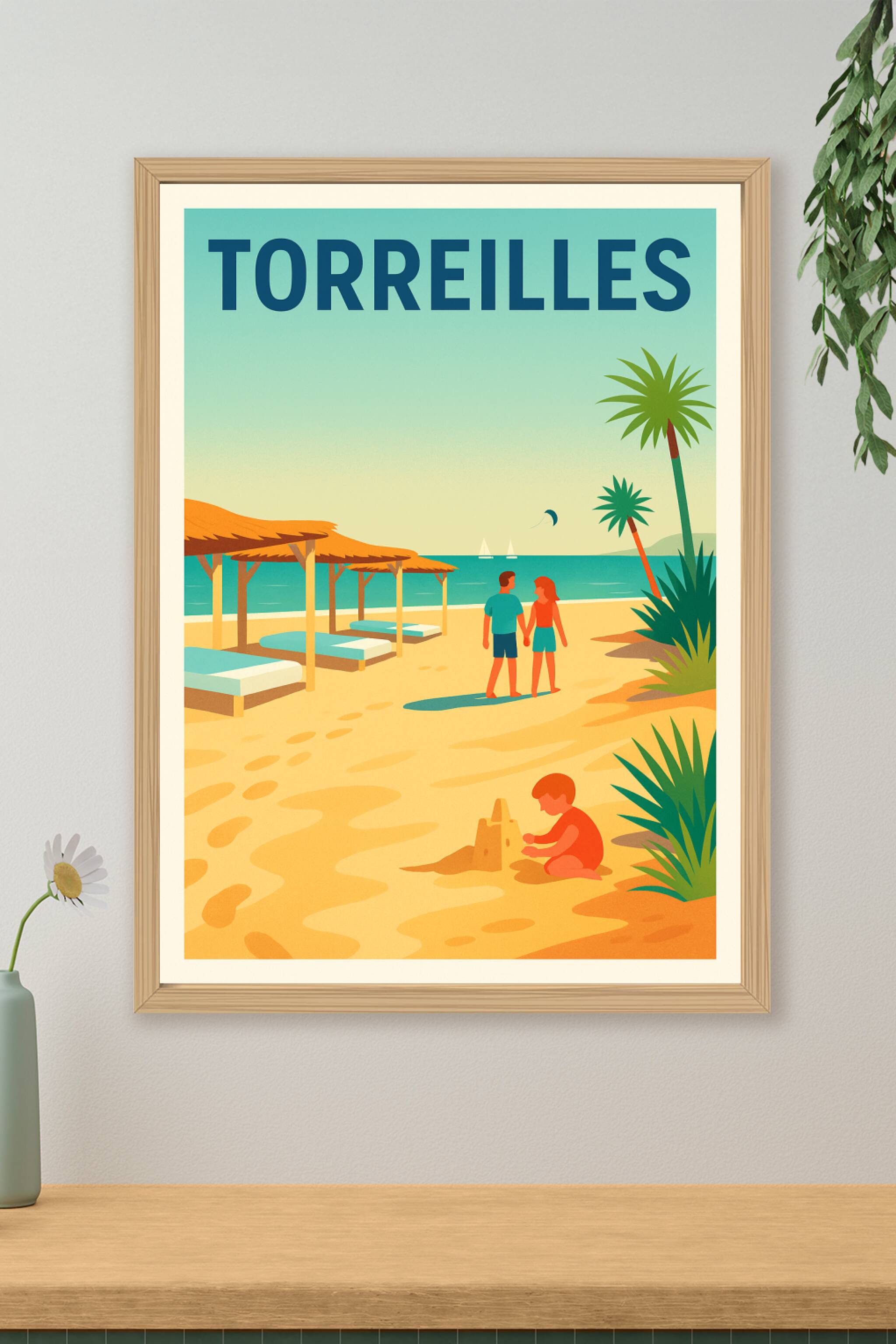 Affiche de Torreilles - Plage et douceur méditerranéenne