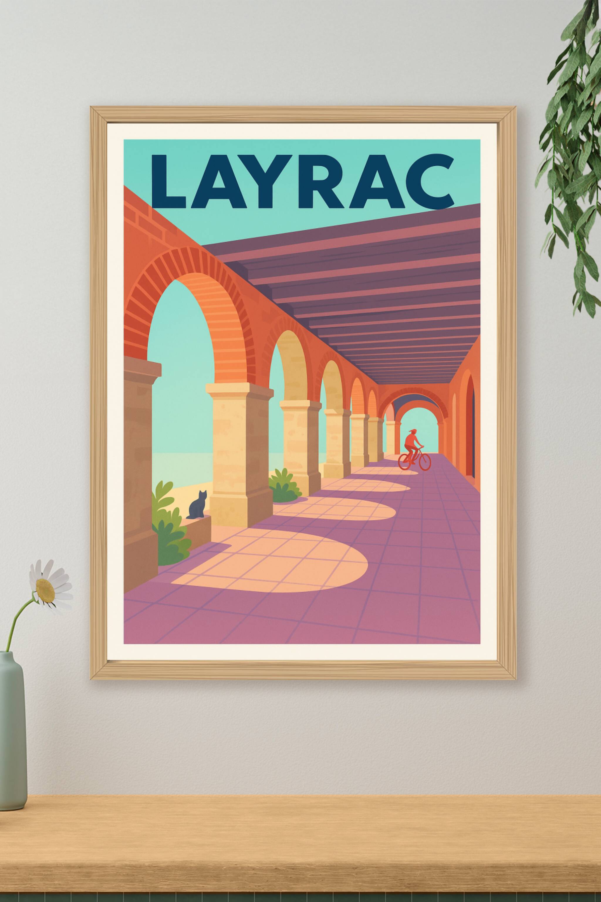 Affiche de Layrac - Balade sous les arcades ensoleillées