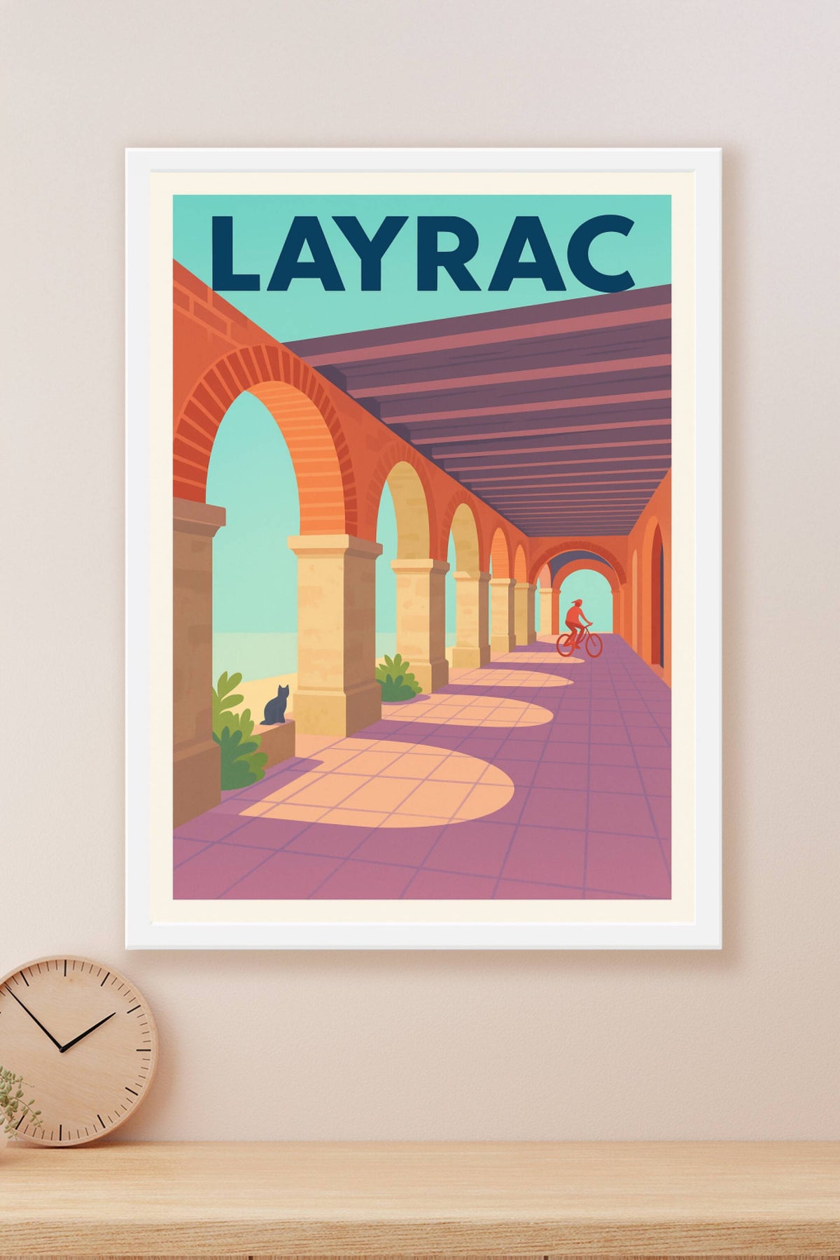 Affiche de Layrac - Balade sous les arcades ensoleillées