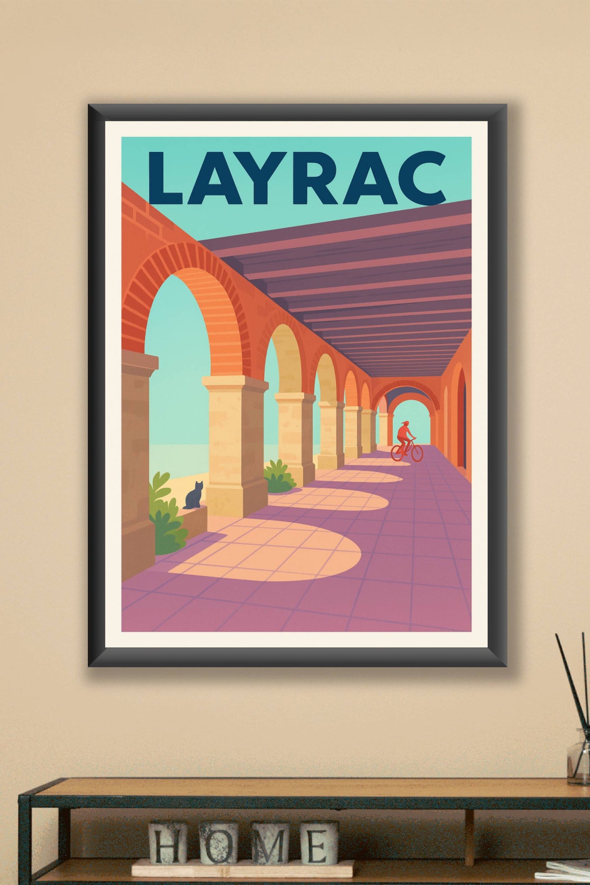 Affiche de Layrac - Balade sous les arcades ensoleillées