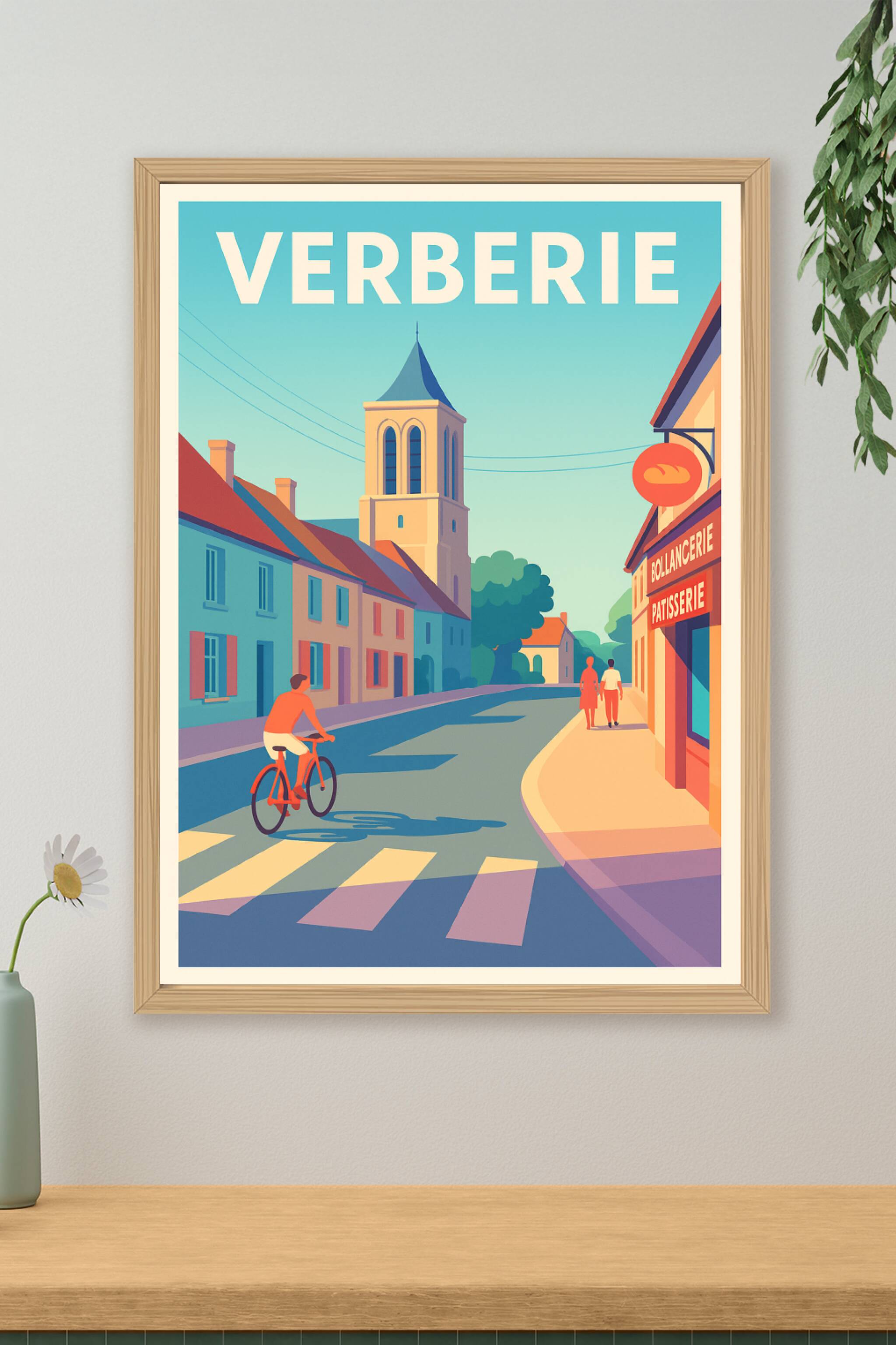 Affiche de Verberie - Charme et sérénité au cœur du village