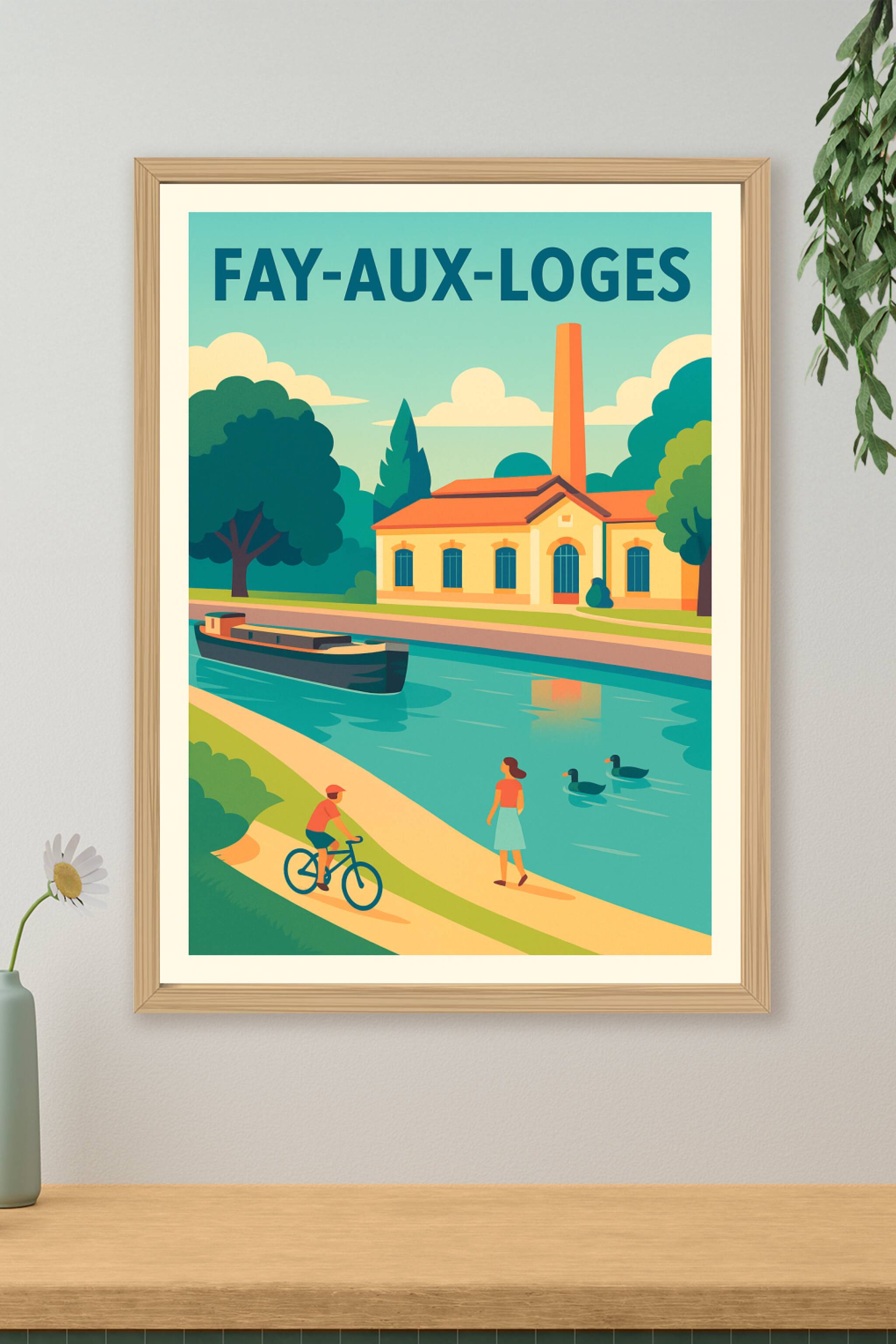 Affiche de Fay-aux-Loges - Charme bucolique au fil de l'eau