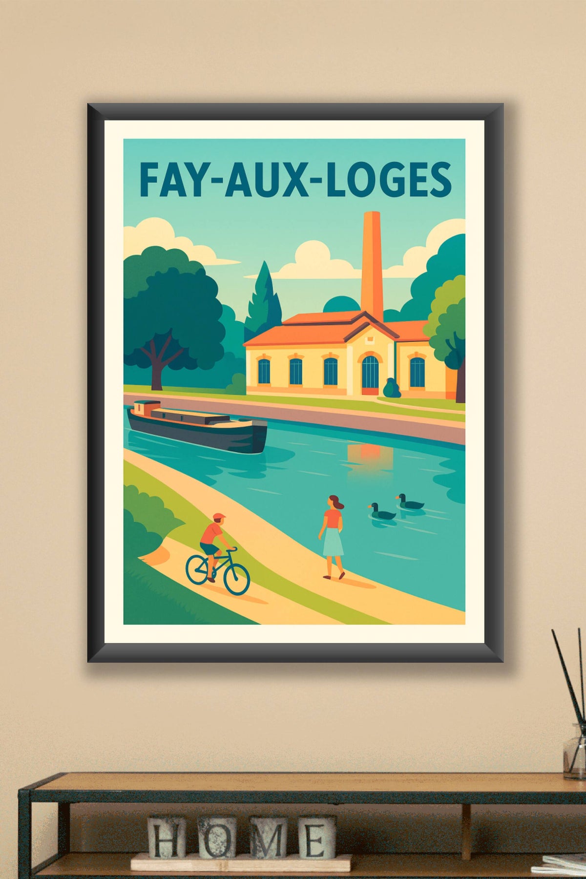 Affiche de Fay-aux-Loges - Charme bucolique au fil de l'eau