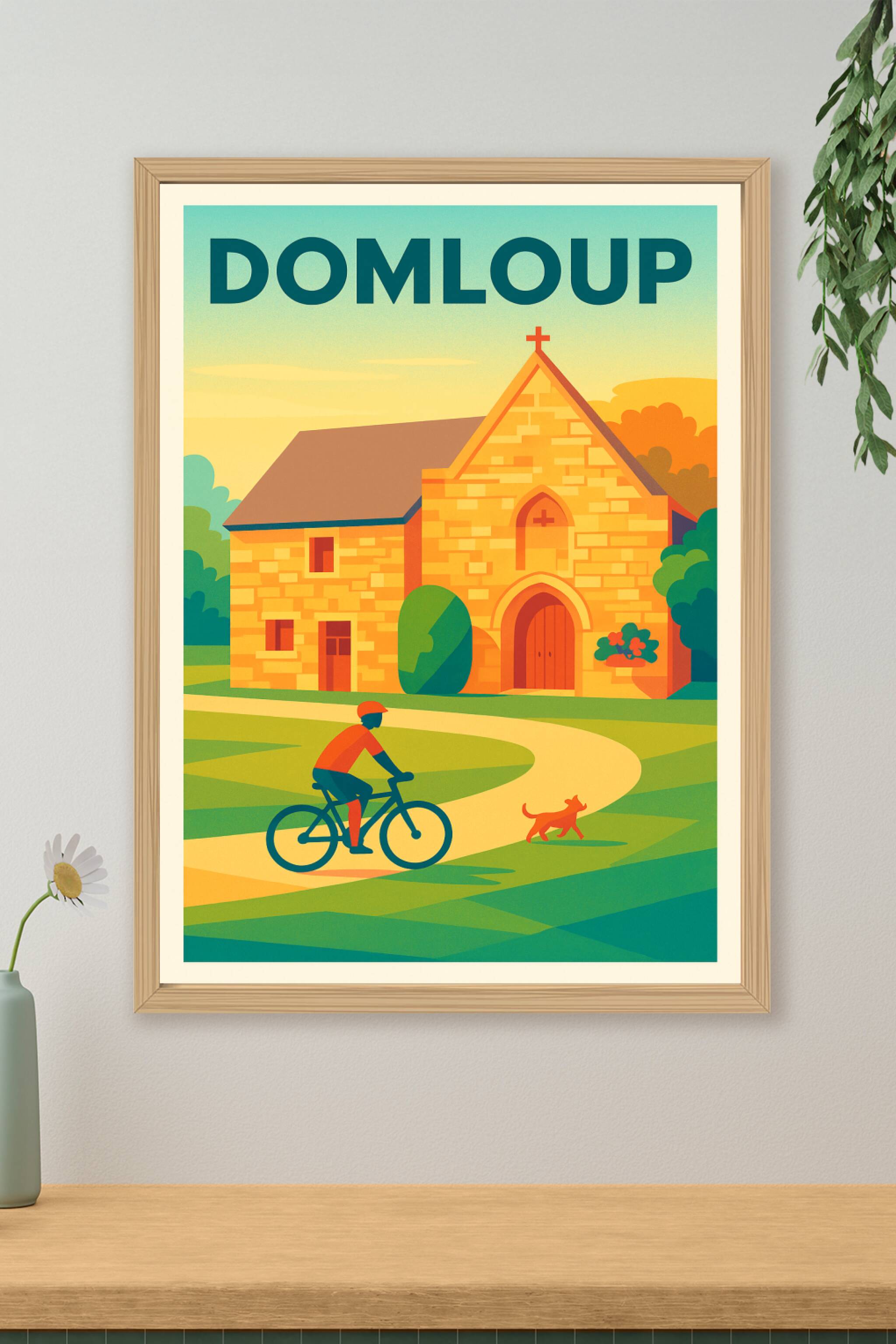 Affiche de Domloup - Un charme paisible et bucolique