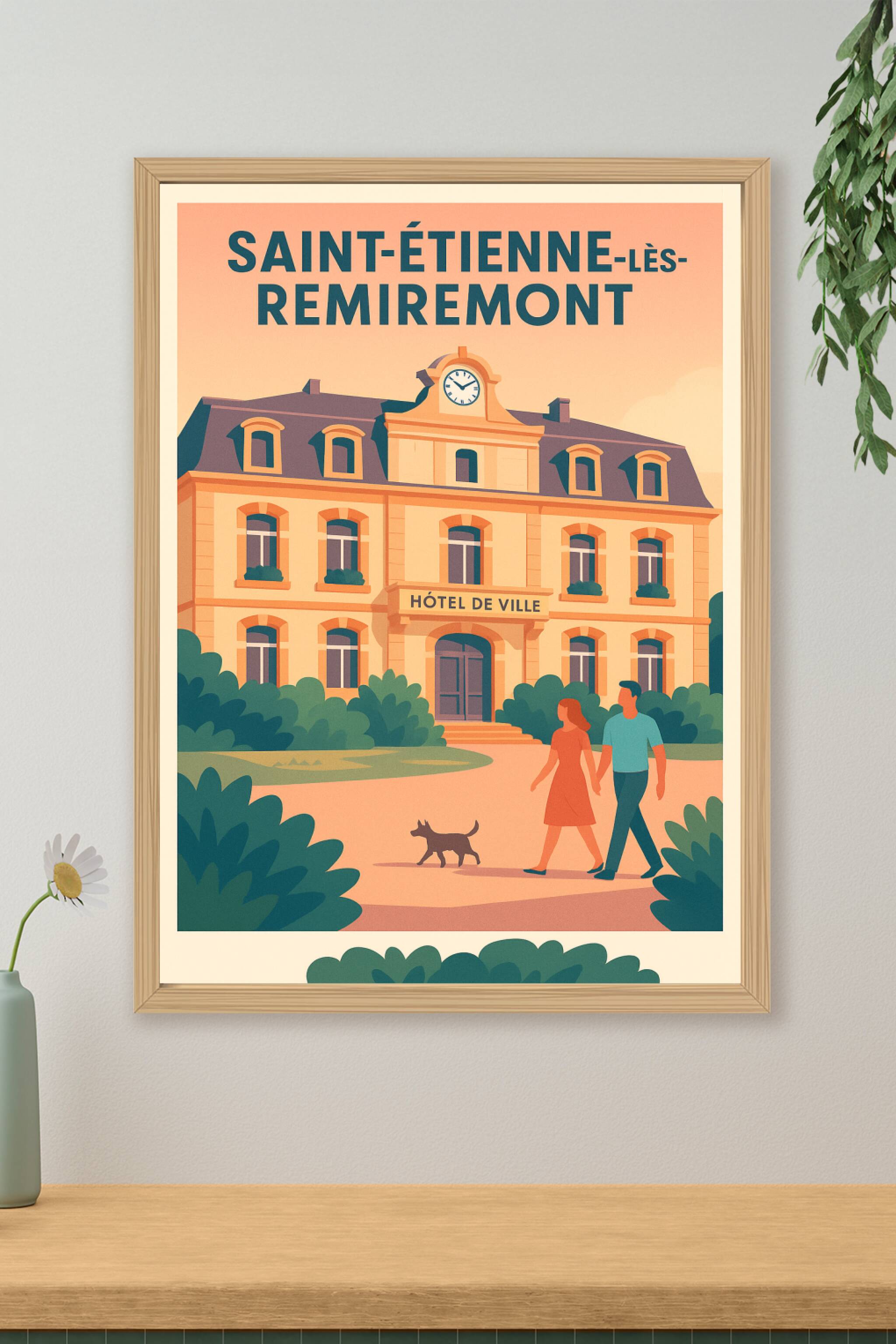 Affiche de Saint-Étienne-lès-Remiremont - Charme et sérénité au cœur de la ville
