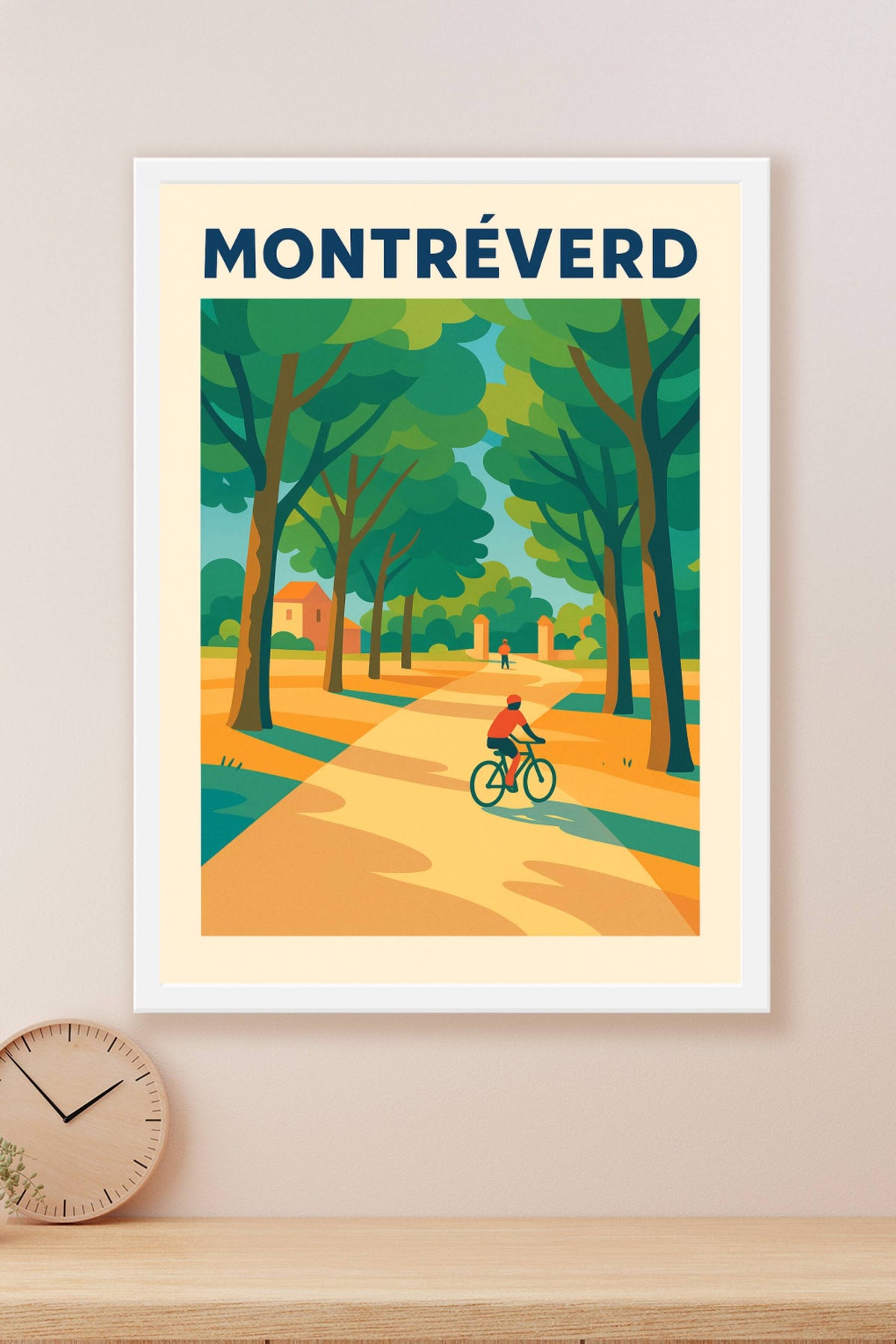 Affiche de Montréverd - Échappée nature à vélo