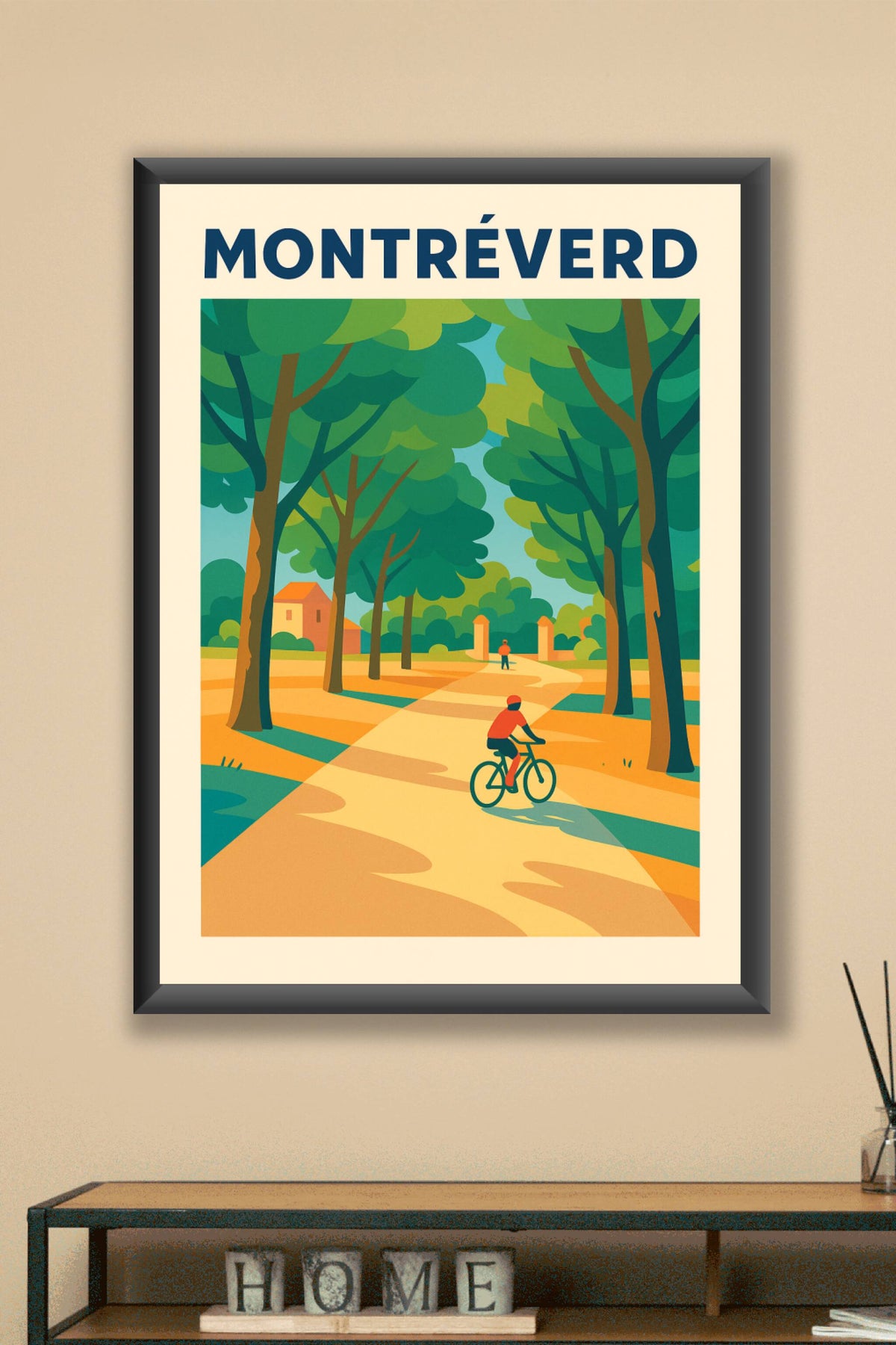 Affiche de Montréverd - Échappée nature à vélo
