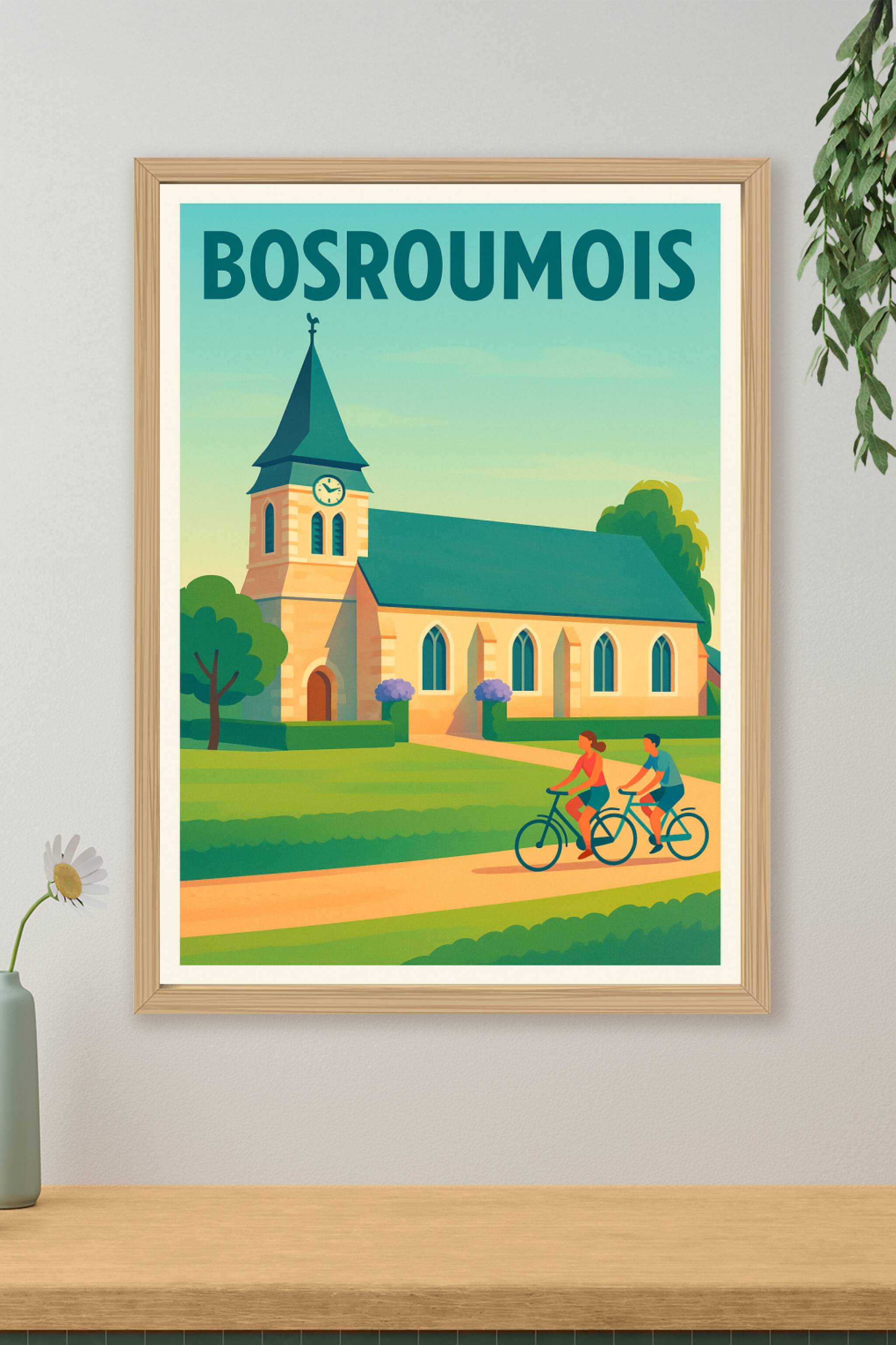 Affiche de Bosroumois - Charme bucolique au rythme des vélos