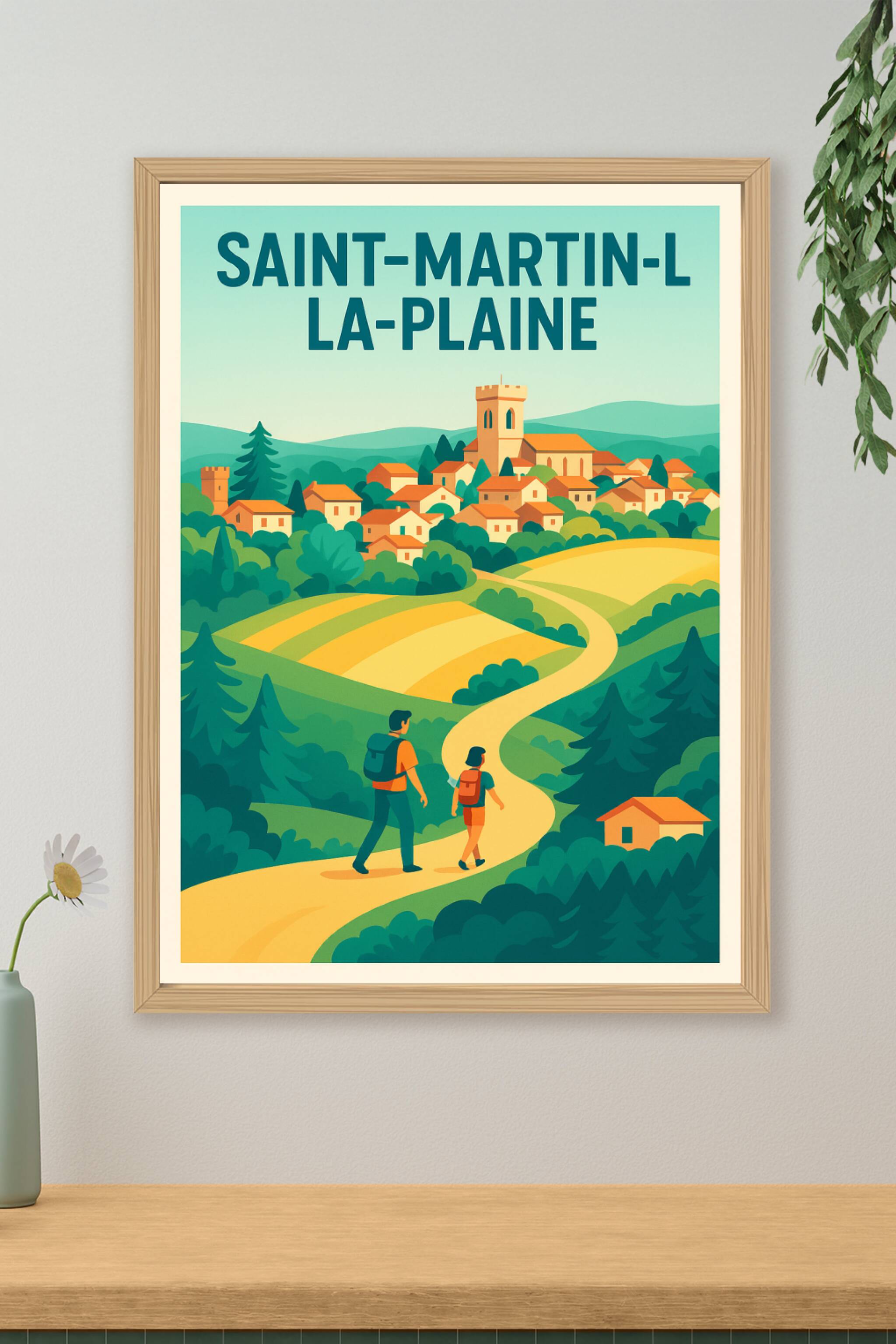 Affiche de Saint-Martin-la-Plaine - Flânerie bucolique au cœur de la nature