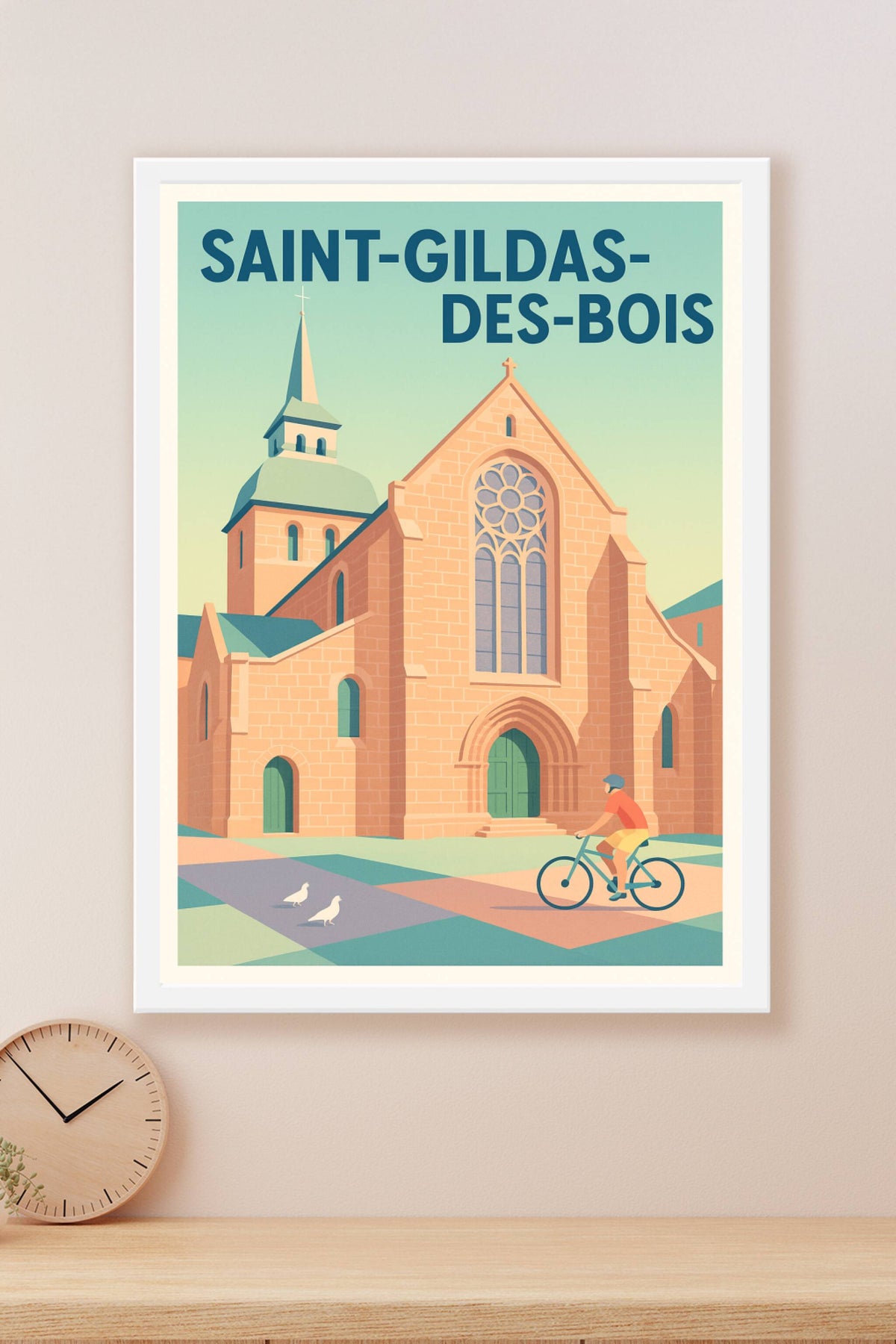Affiche de Saint-Gildas-des-Bois - Charme et sérénité à l'église historique