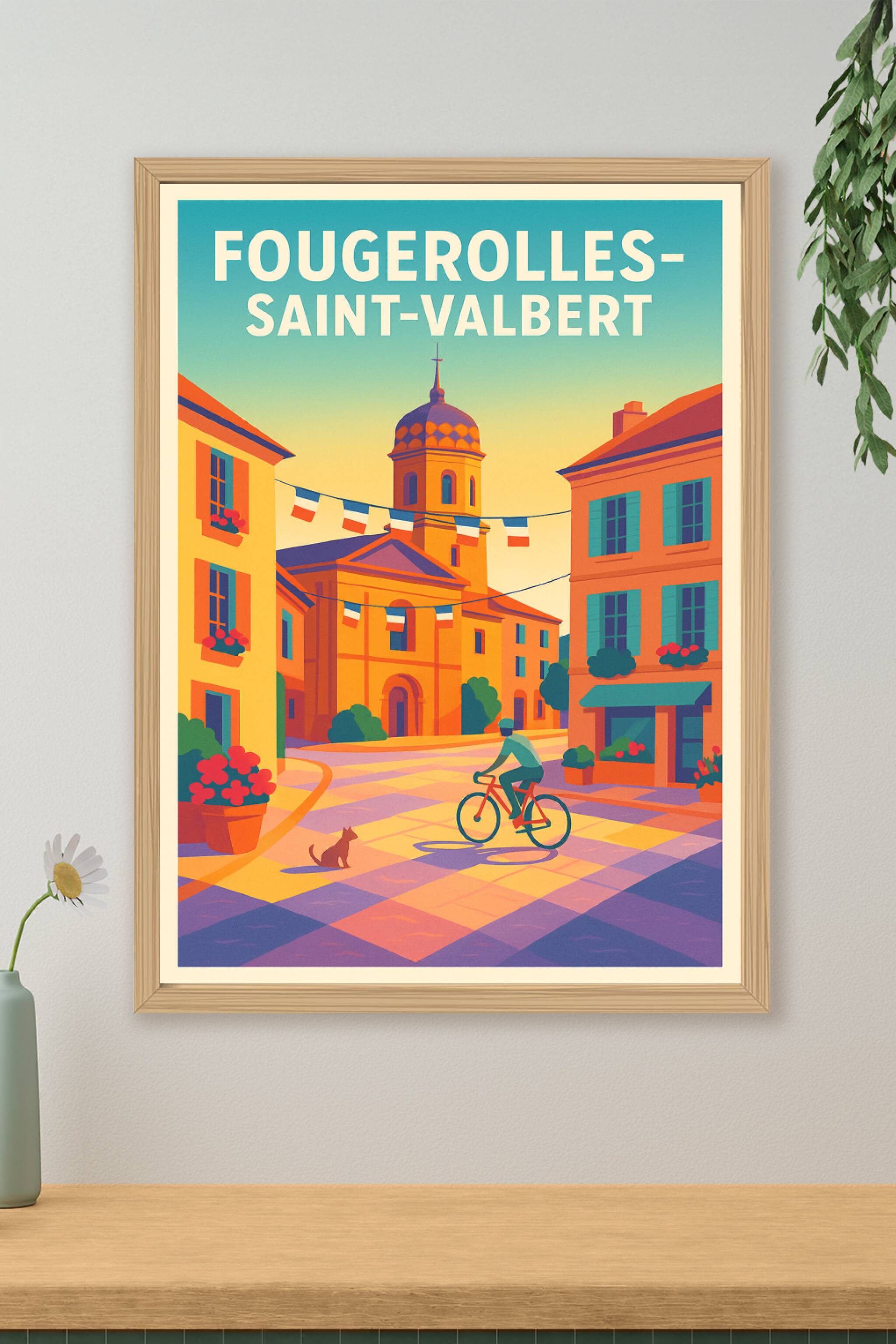 Affiche de Fougerolles-Saint-Valbert - Charme paisible au cœur de la ville